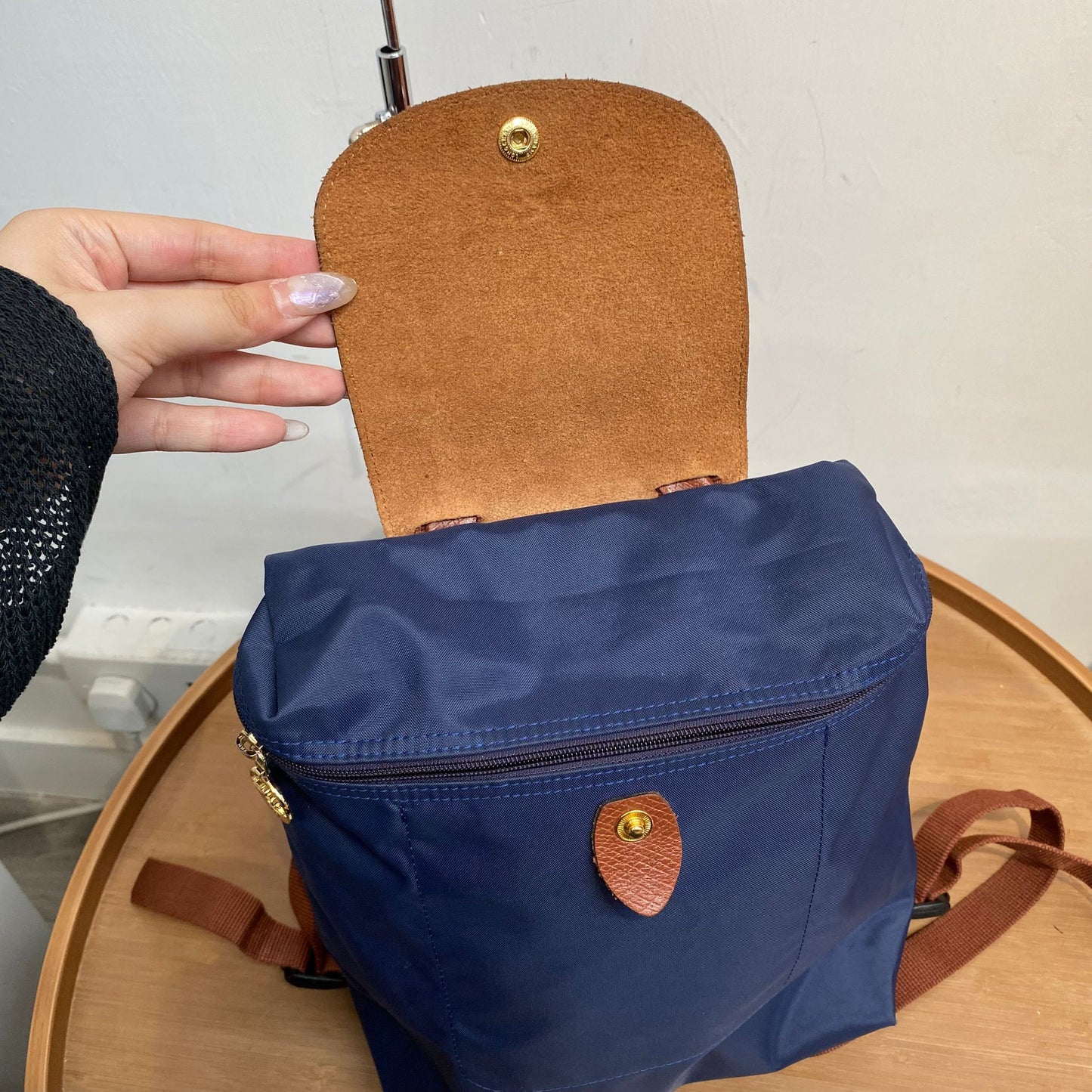 LONGCHAMP 深藍背囊