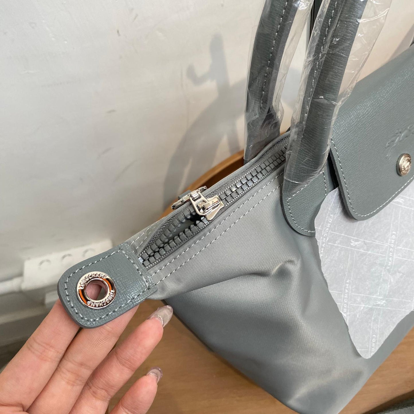 LONGCHAMP TOTE S 灰
