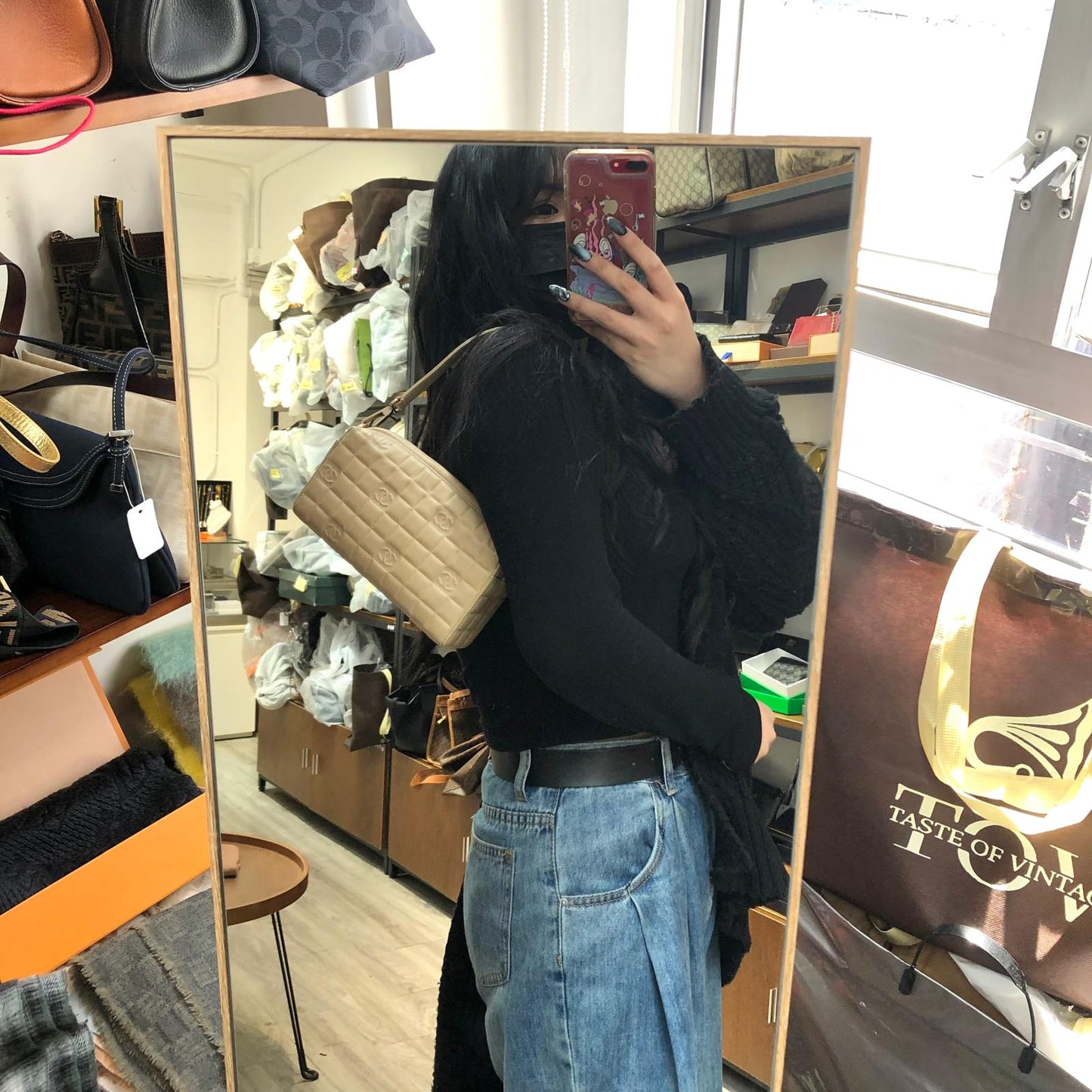 Chanel腋下包 有塵袋有貼