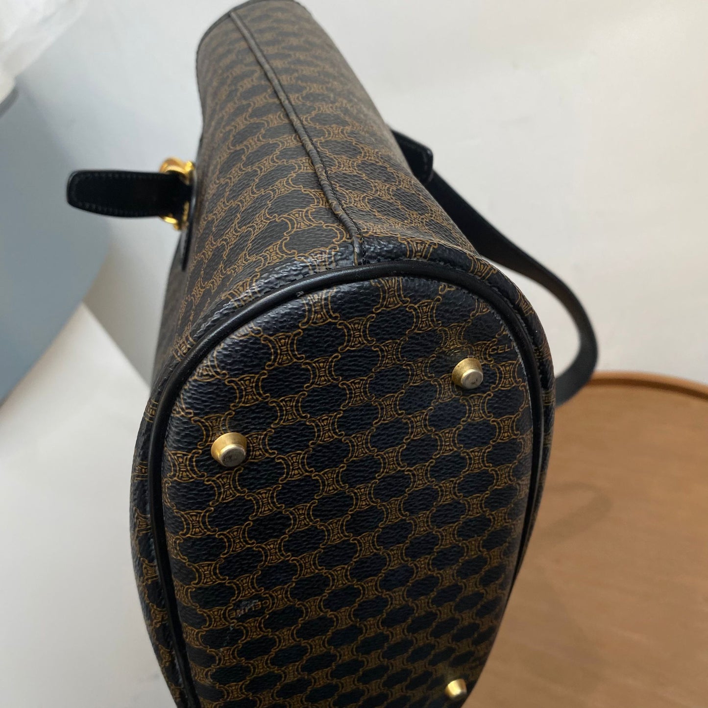 Celine 黑花 Tote