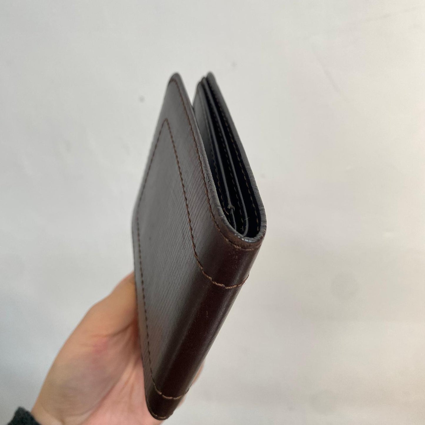 LV深啡銀包