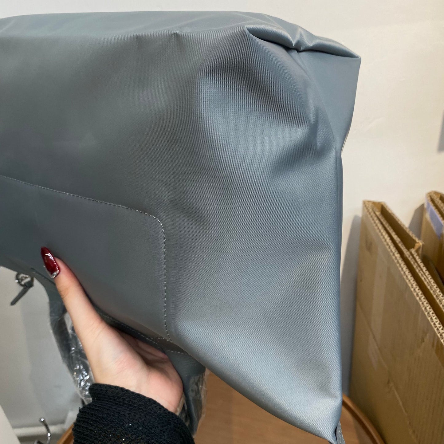 LONGCHAMP TOTE M 灰