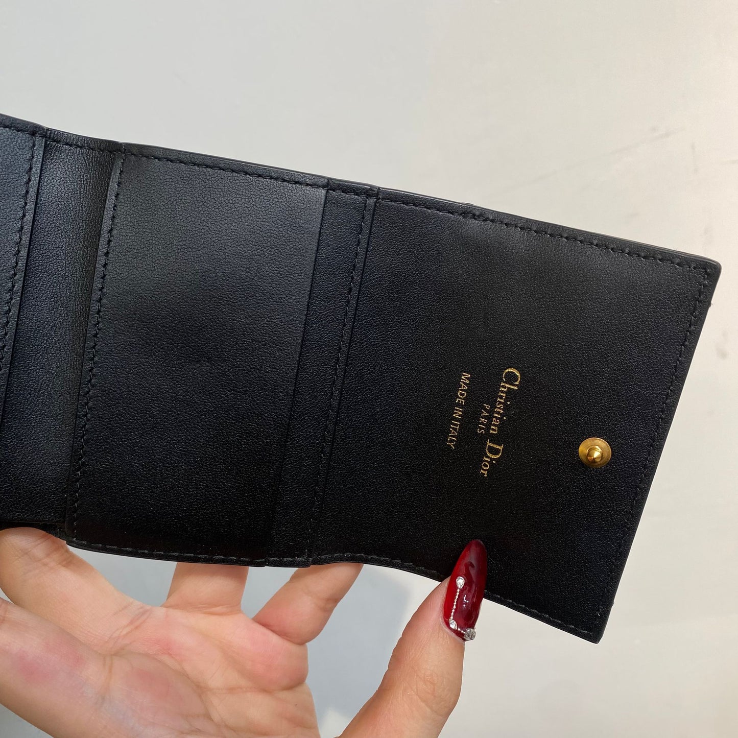 Dior Caro Hibiscus 銀包 有盒有塵袋