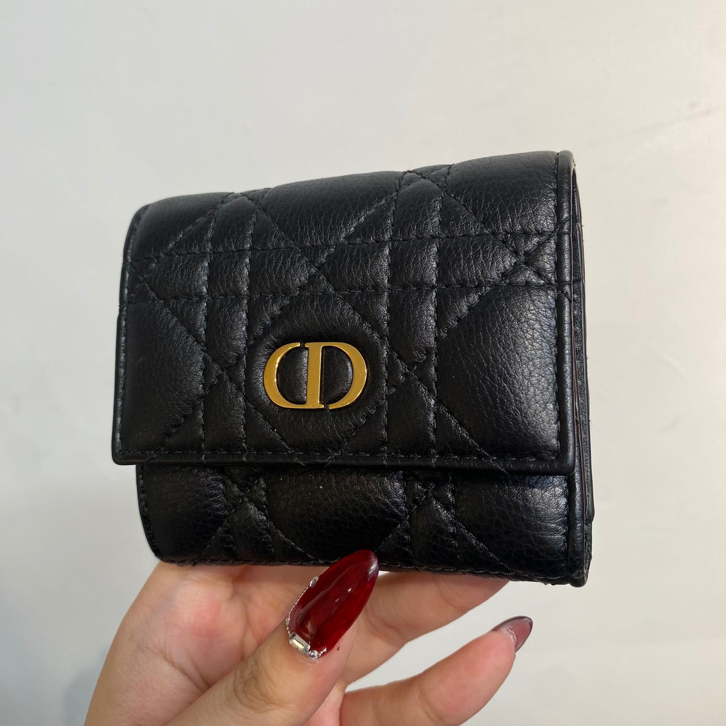 Dior Caro Hibiscus 銀包 有盒有塵袋