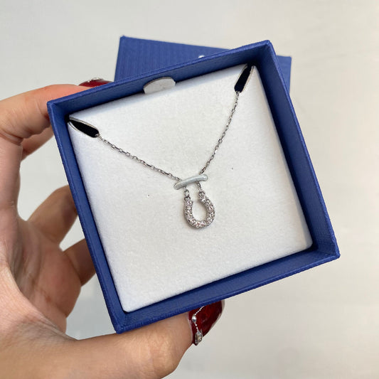 SWAROVSKI馬鞍頸鏈 有盒