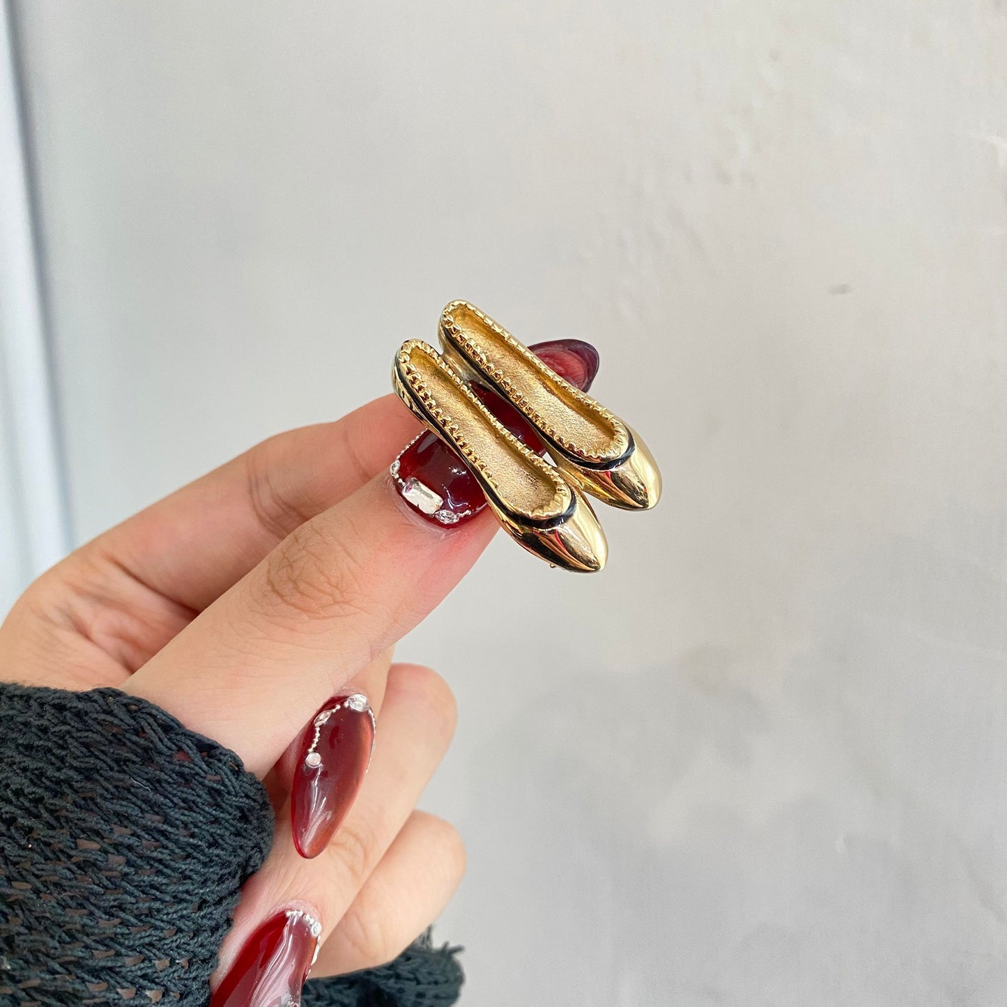 Ferragamo 高踭鞋心口針