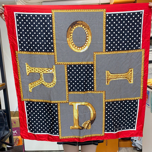 Dior大絲巾 無tag