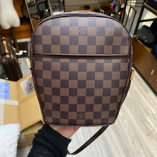 LV 棋盤斜孭袋