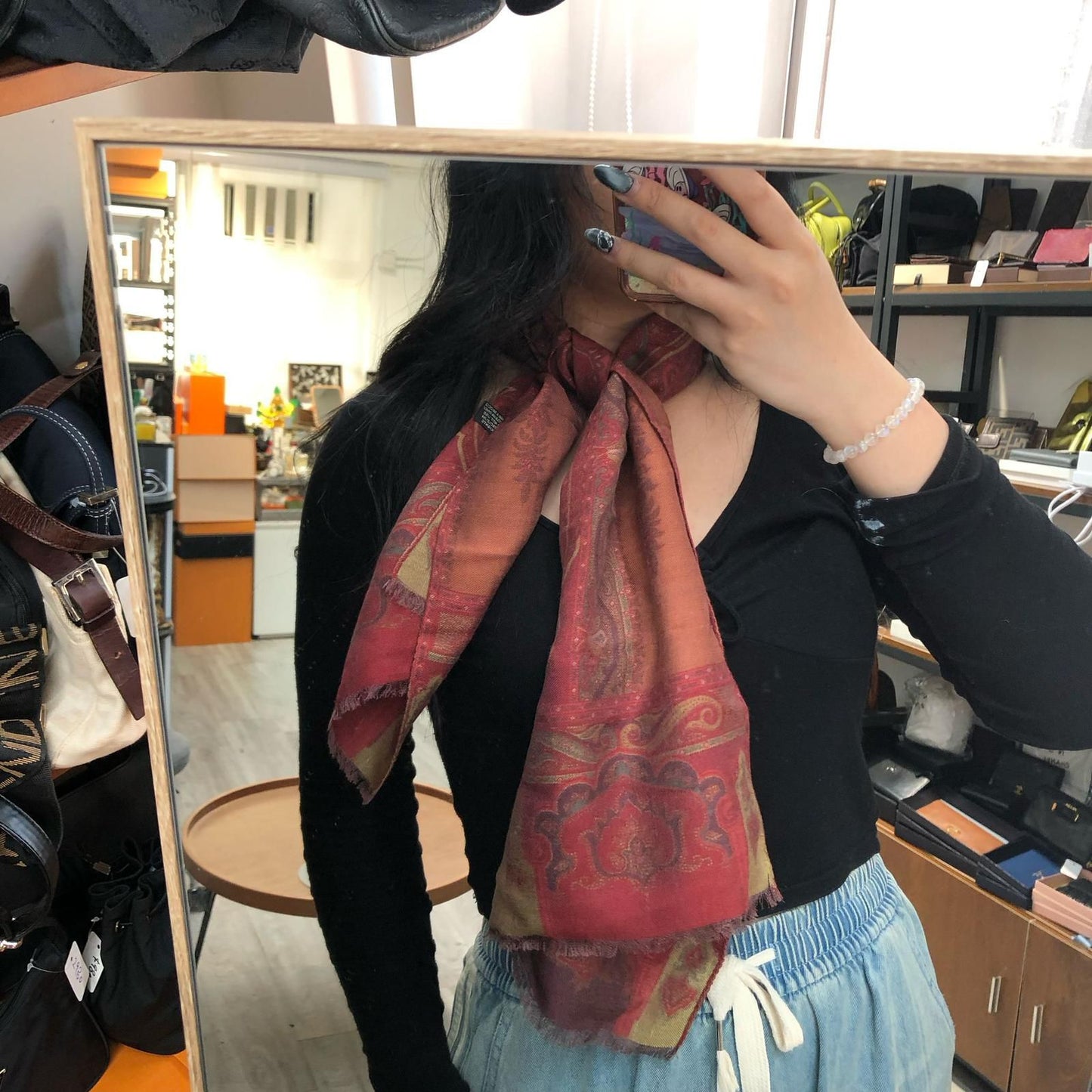 ETRO長頸巾 有tag