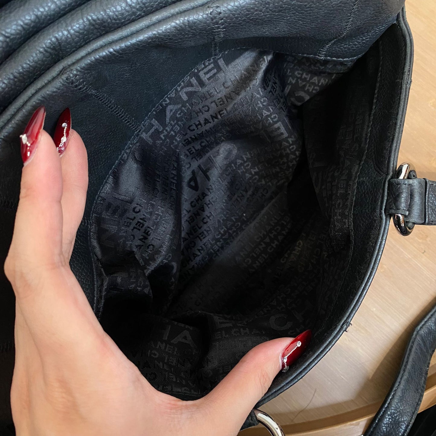 CHANEL 黑色單肩袋