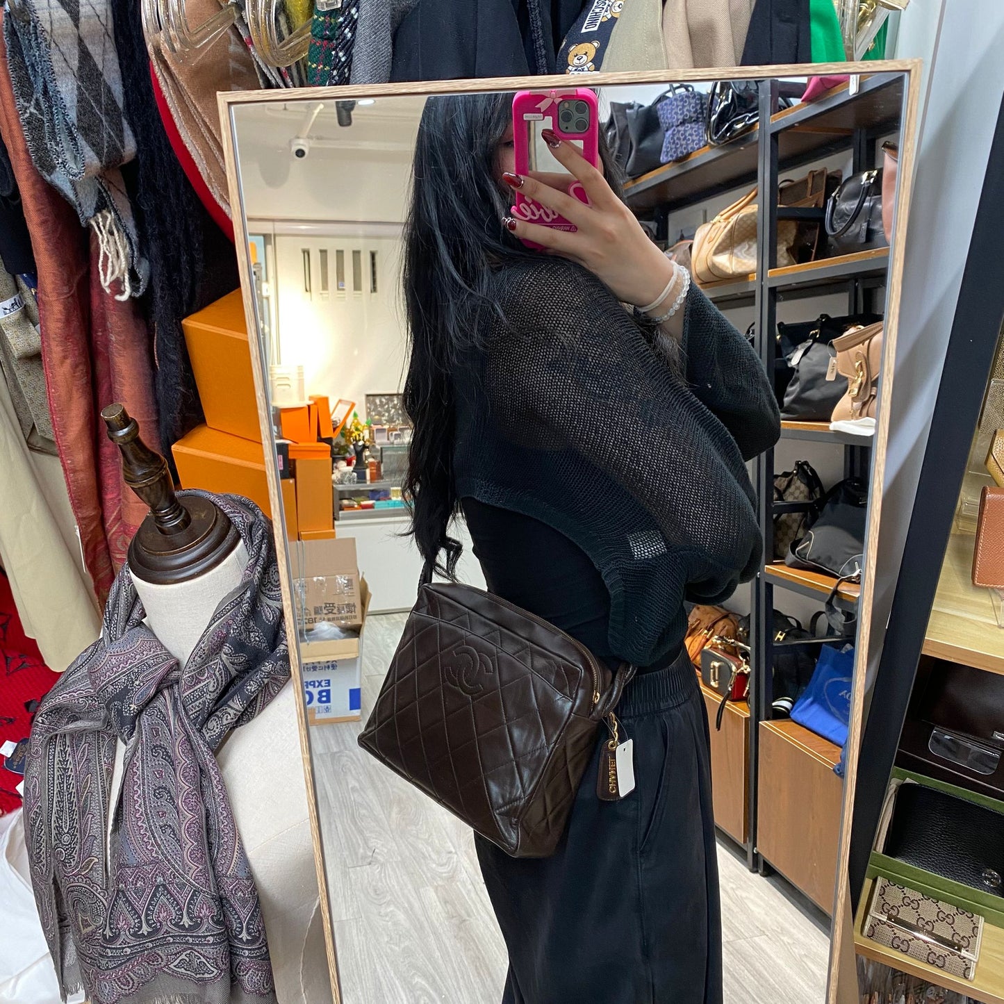 Chanel斜孭袋 有貼