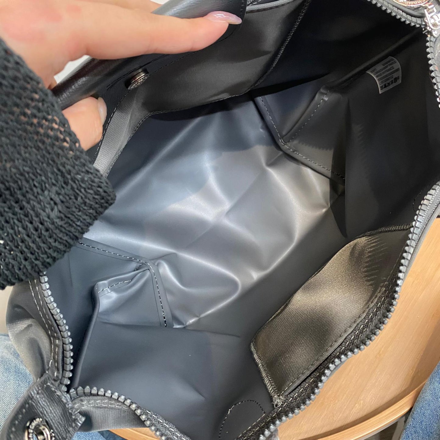 LONGCHAMP TOTE S 深灰