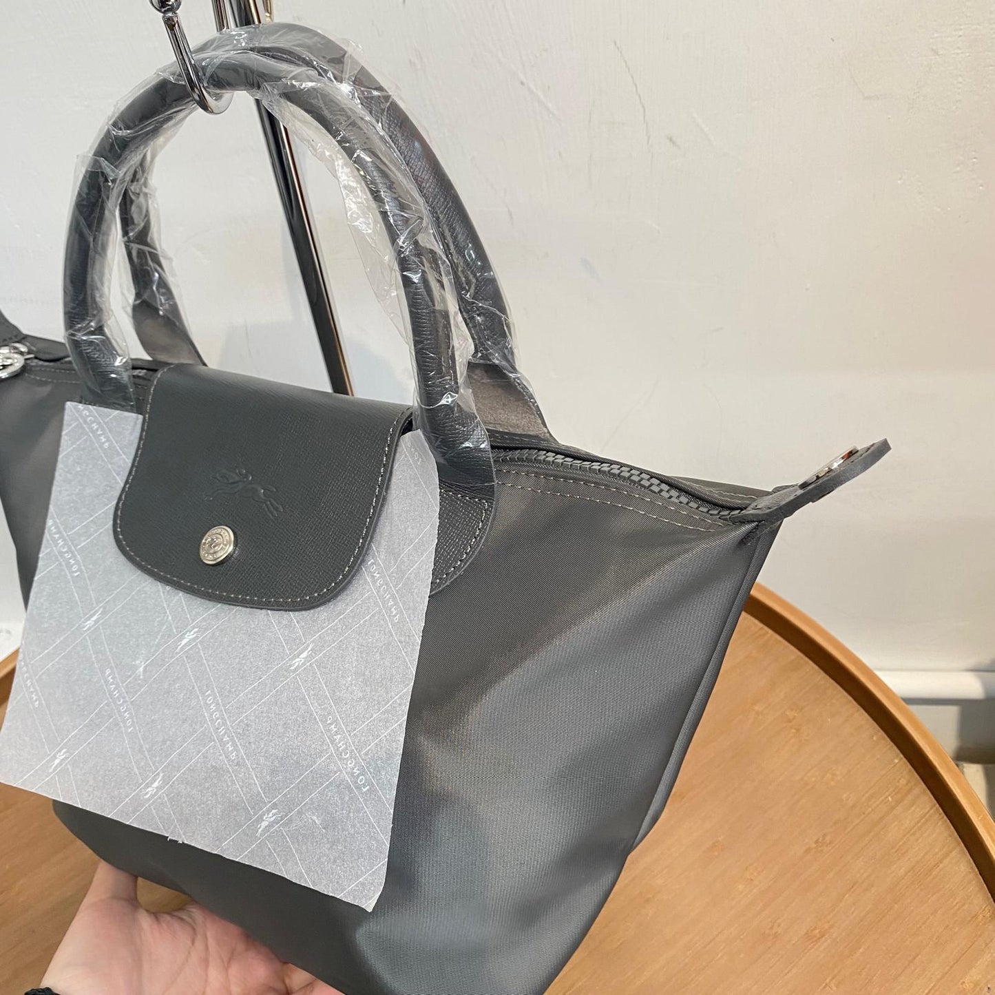 LONGCHAMP TOTE S 深灰