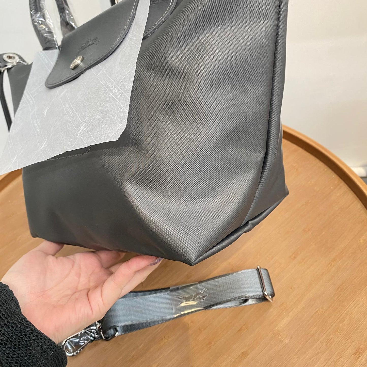 LONGCHAMP TOTE S 深灰