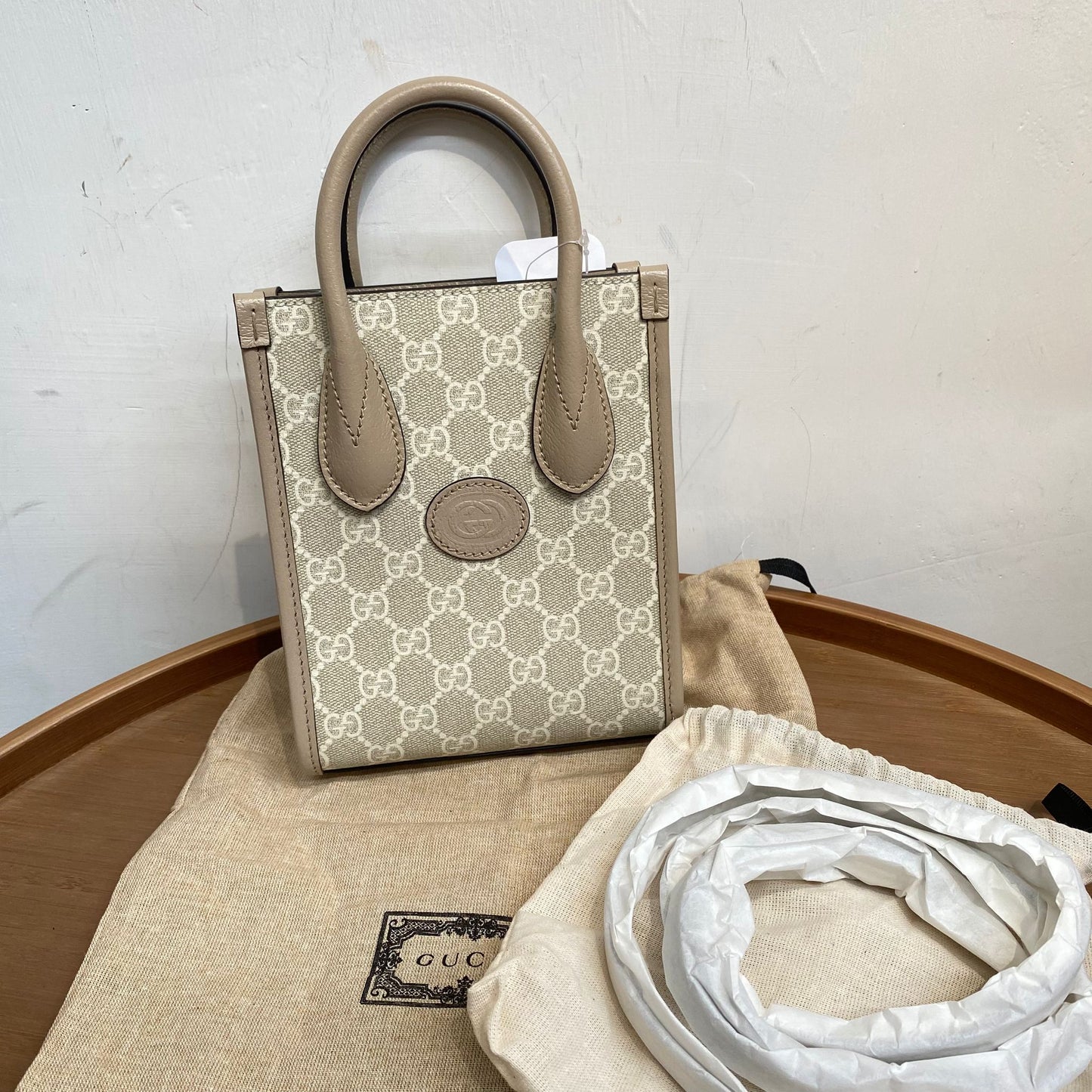 GUCCI Interlocking G Mini Tote 有塵袋