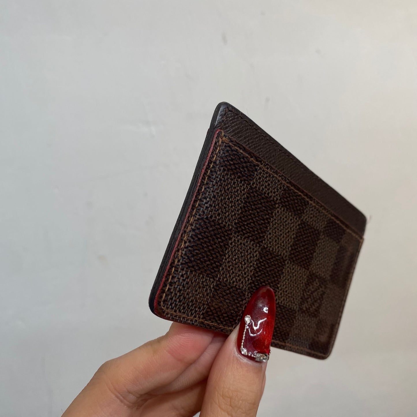LV棋盤卡片套 有盒
