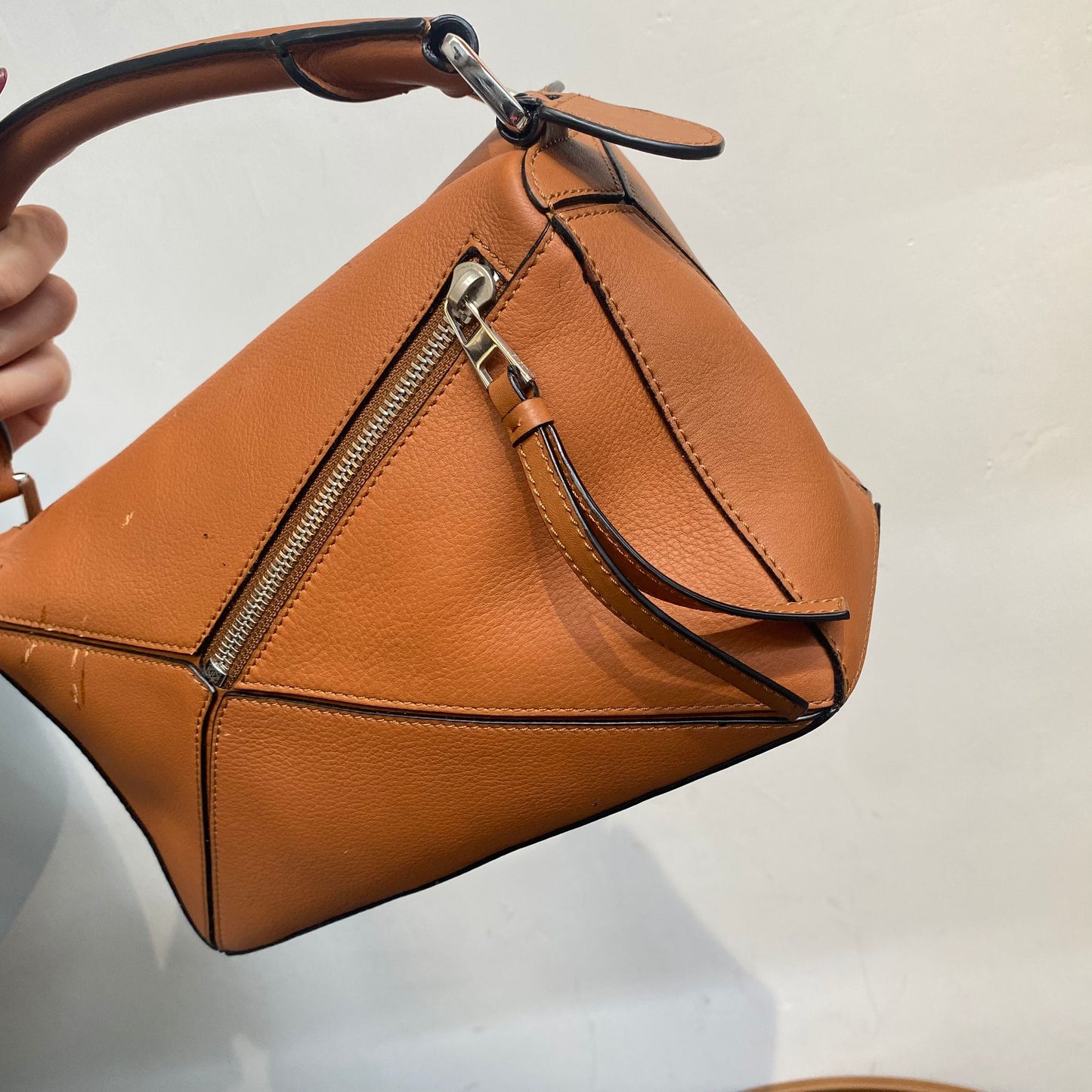LOEWE啡色Puzzle Bag S Size