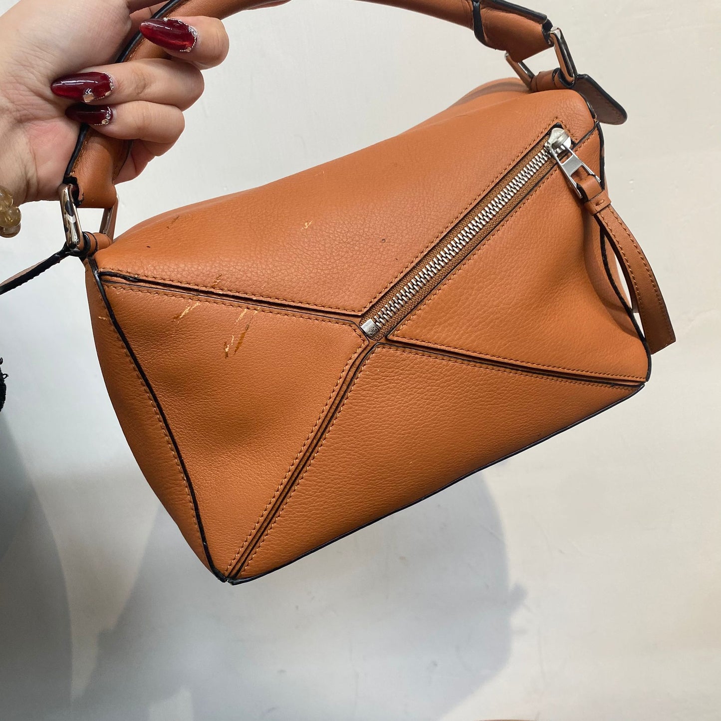 LOEWE啡色Puzzle Bag S Size
