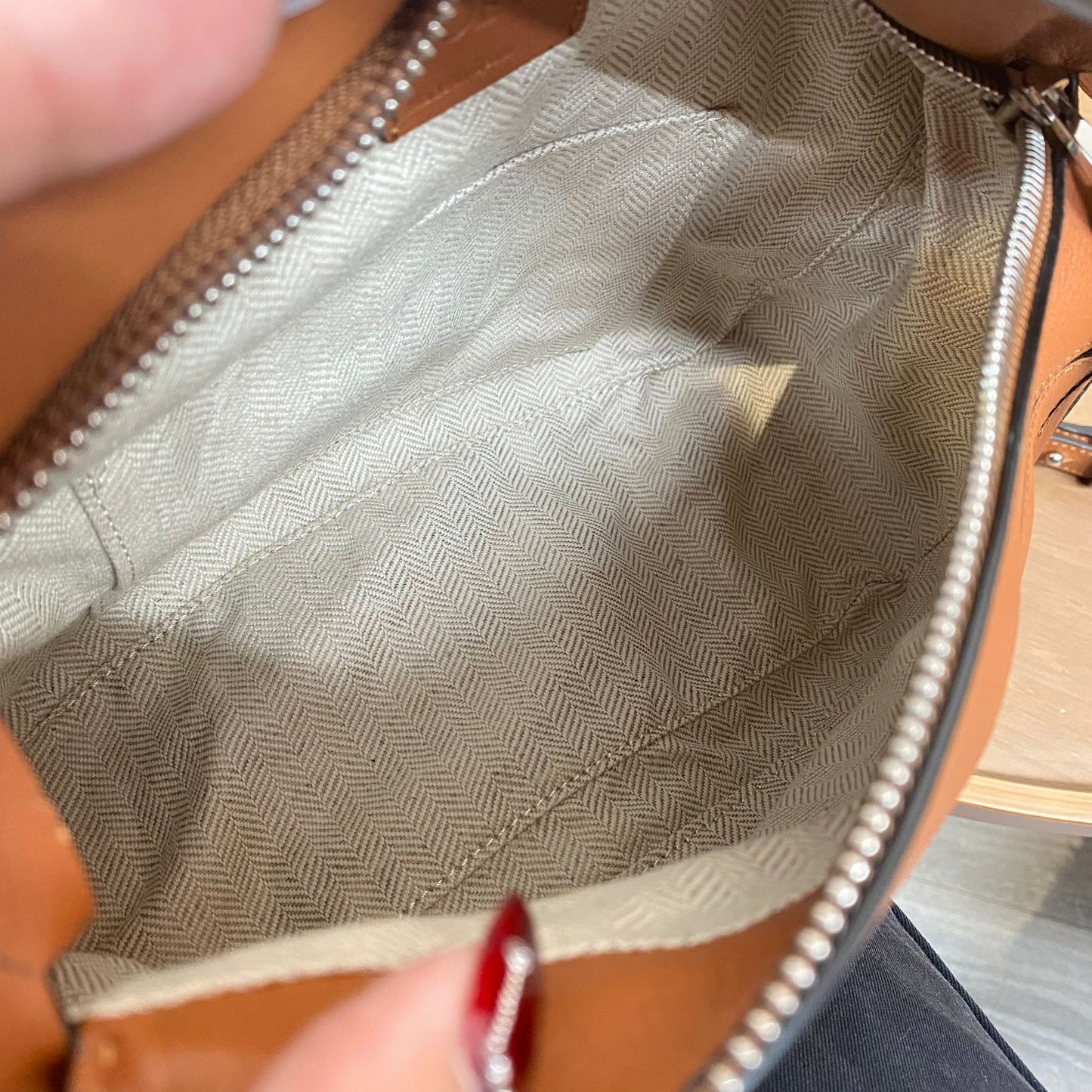 LOEWE啡色Puzzle Bag S Size