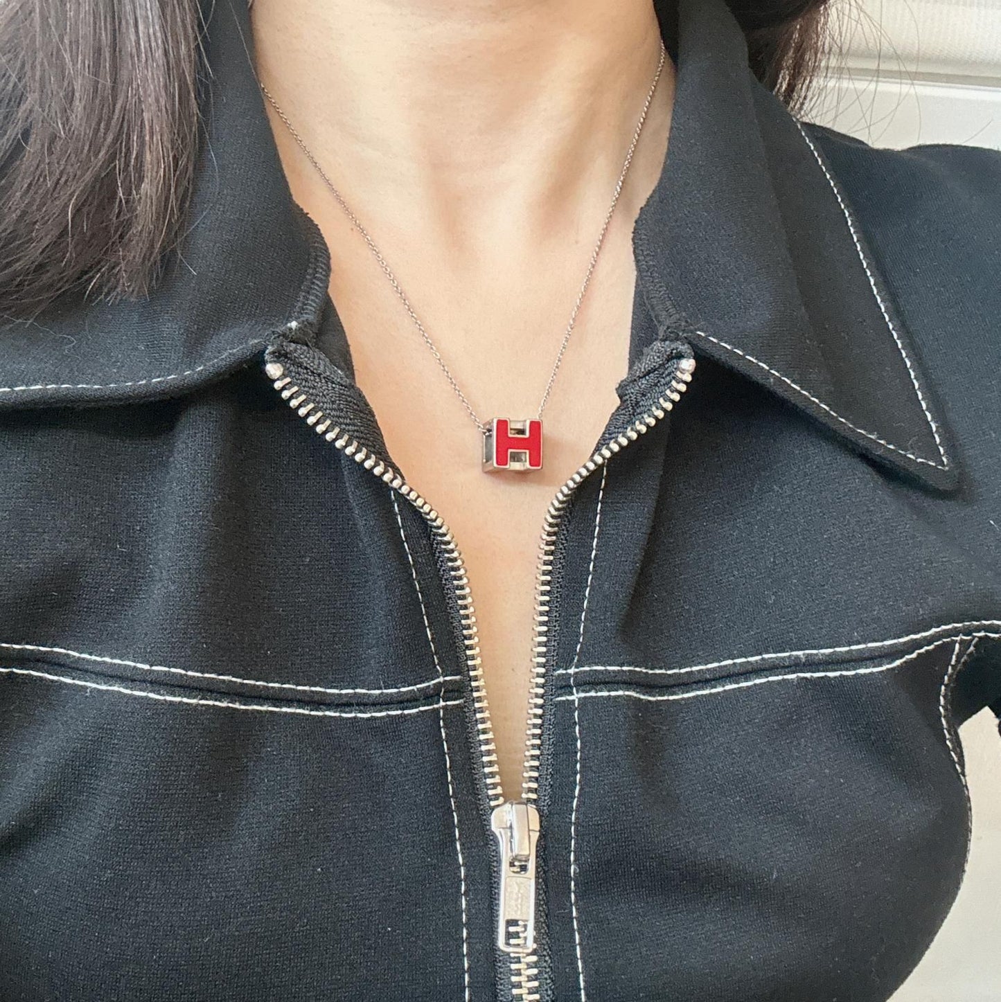 HERMES CUBE H 紅色吊墜