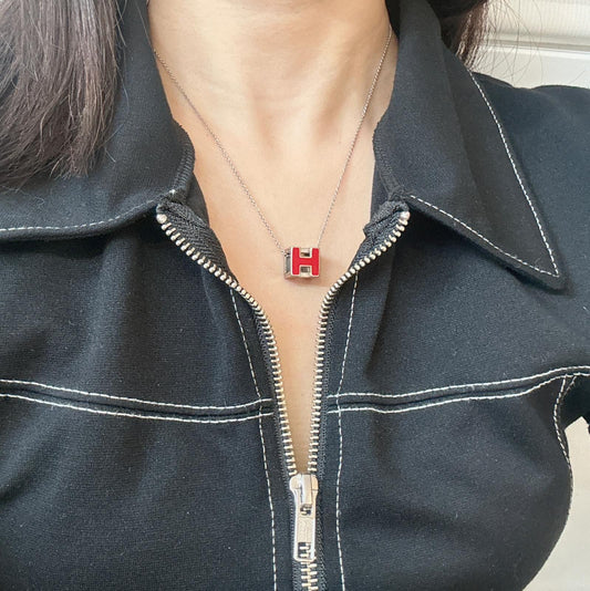 HERMES CUBE H 紅色吊墜