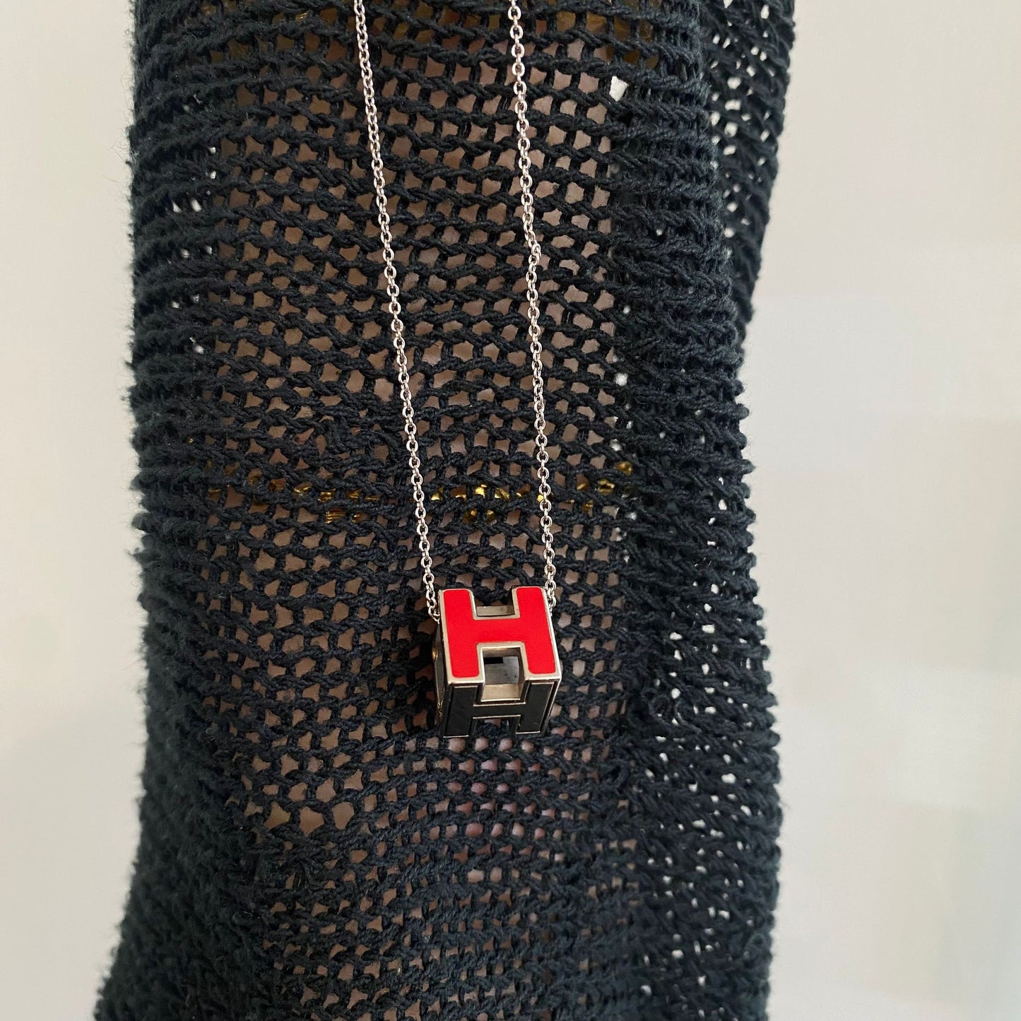 HERMES CUBE H 紅色吊墜
