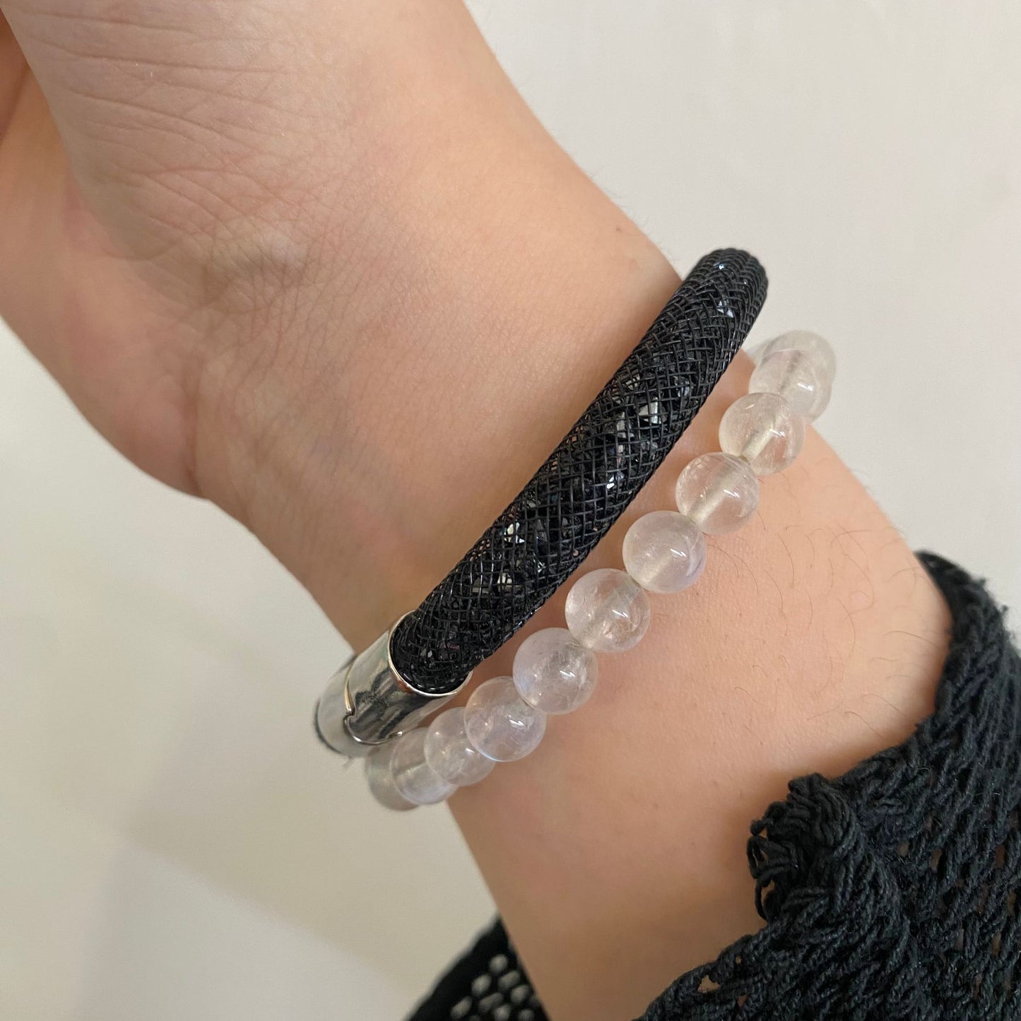 SWAROVSKI 閃閃黑色手帶
