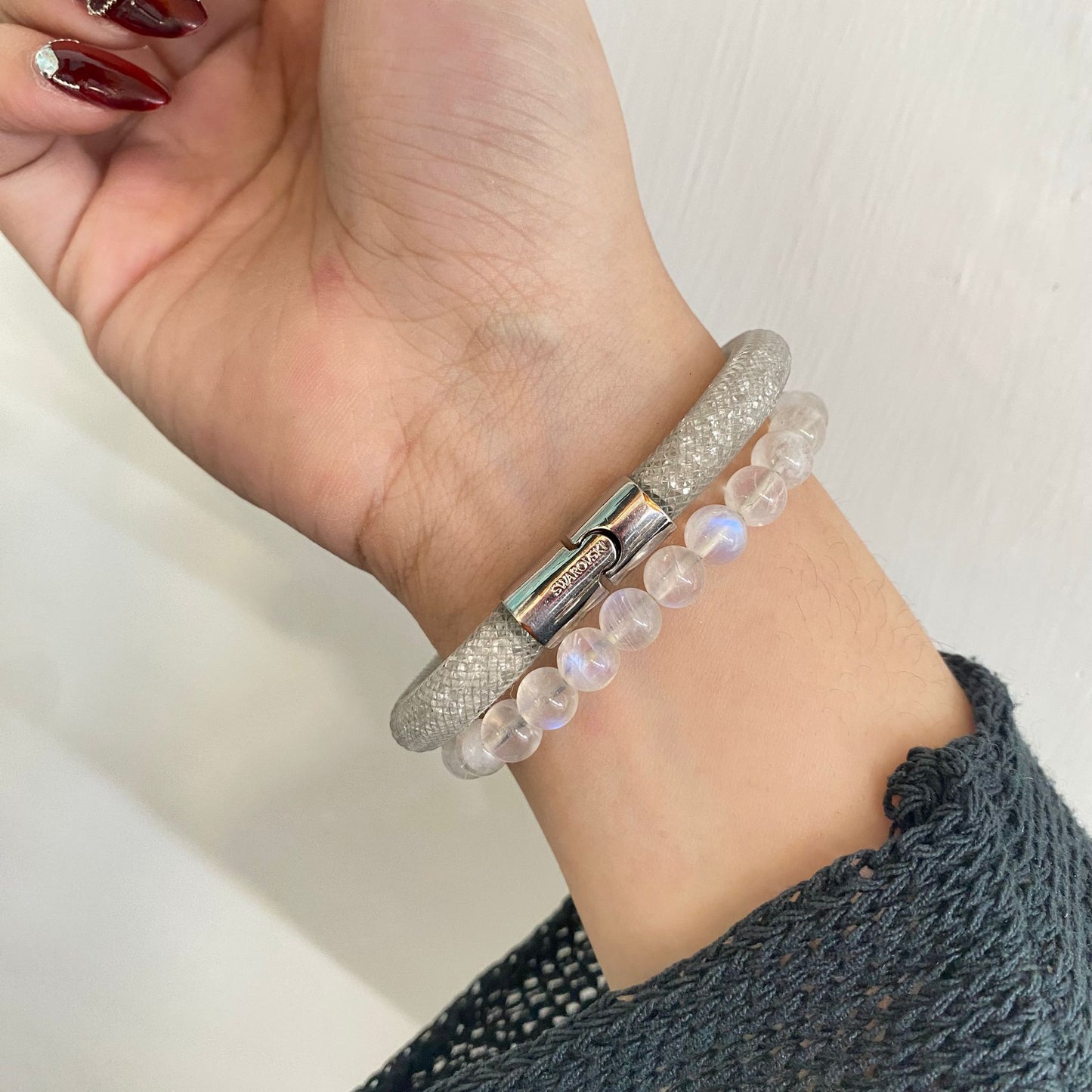 SWAROVSKI 閃閃白色手帶
