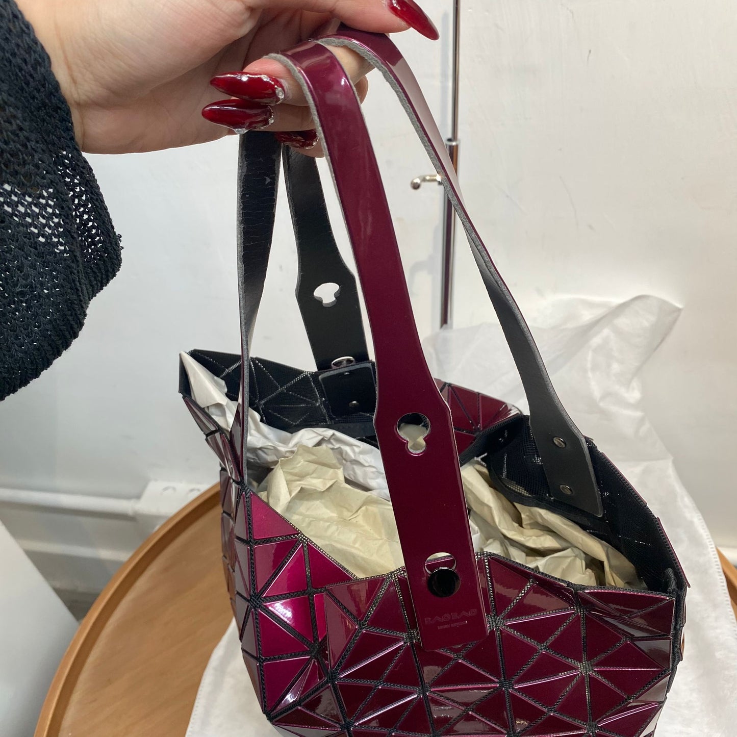 BAOBAO TOTE 酒紅色 有塵袋