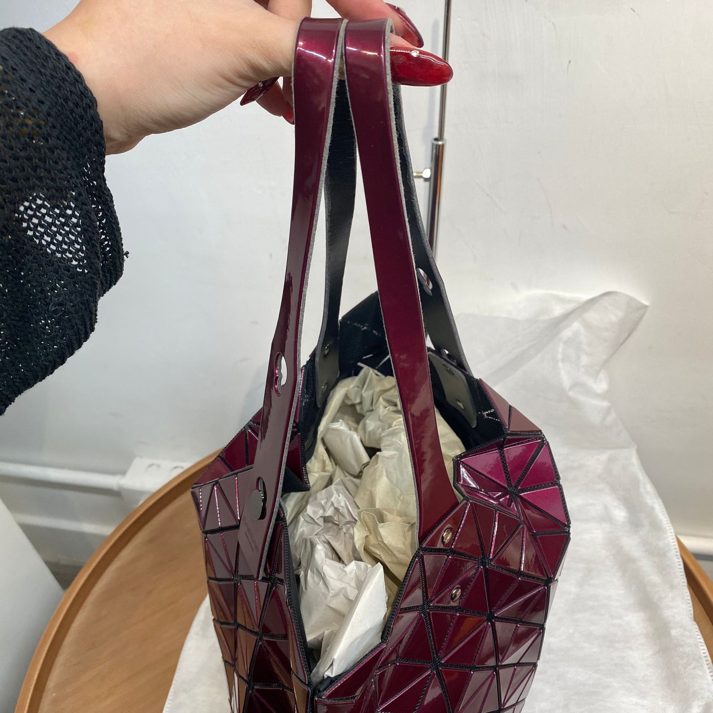 BAOBAO TOTE 酒紅色 有塵袋