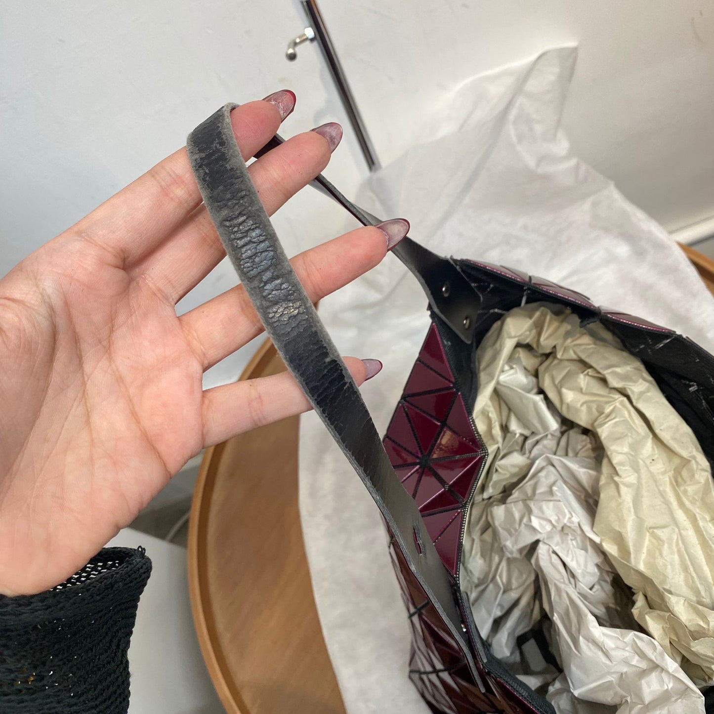 BAOBAO TOTE 酒紅色 有塵袋