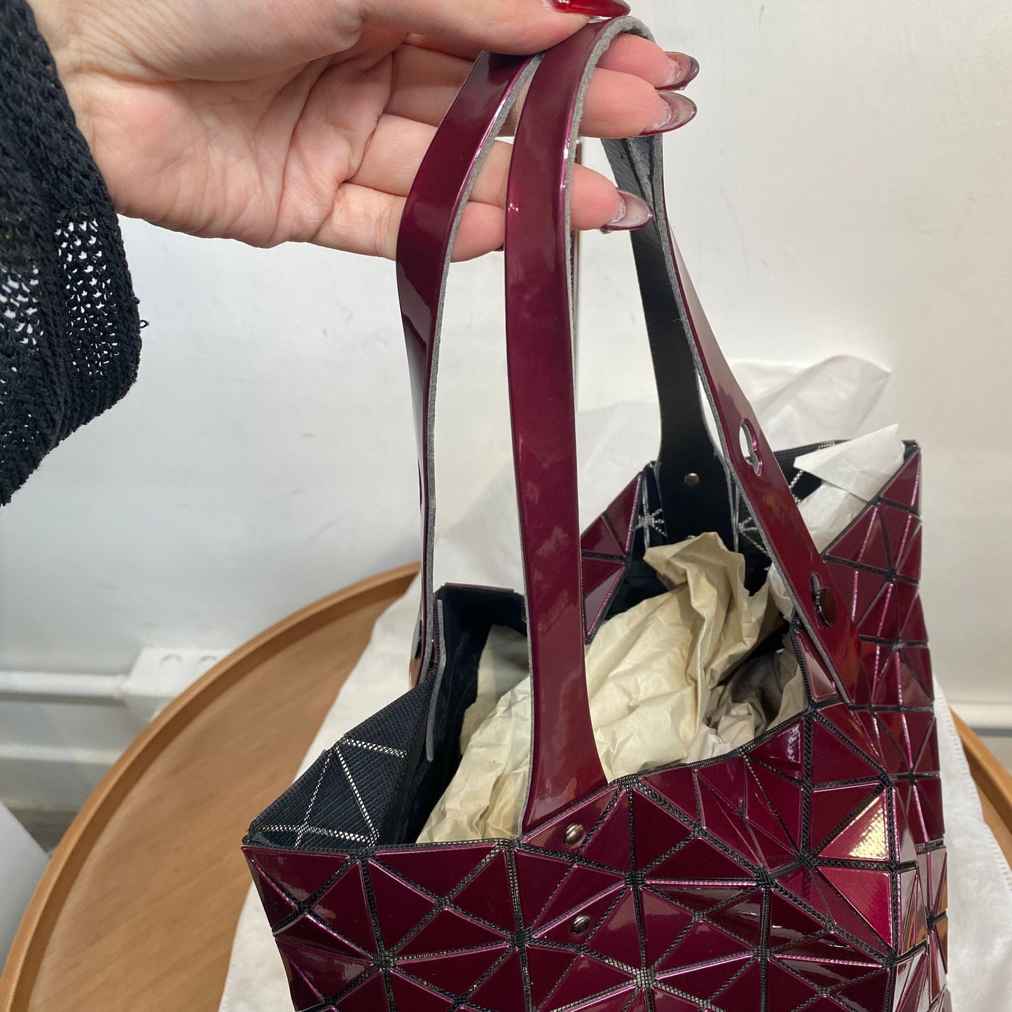 BAOBAO TOTE 酒紅色 有塵袋