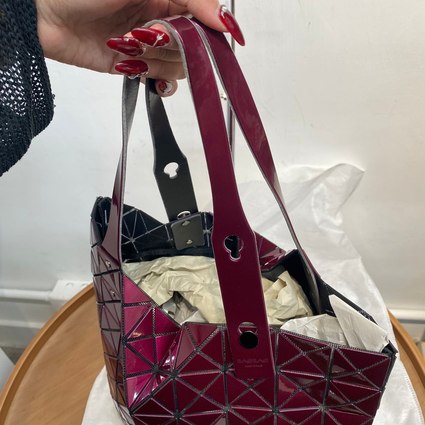 BAOBAO TOTE 酒紅色 有塵袋
