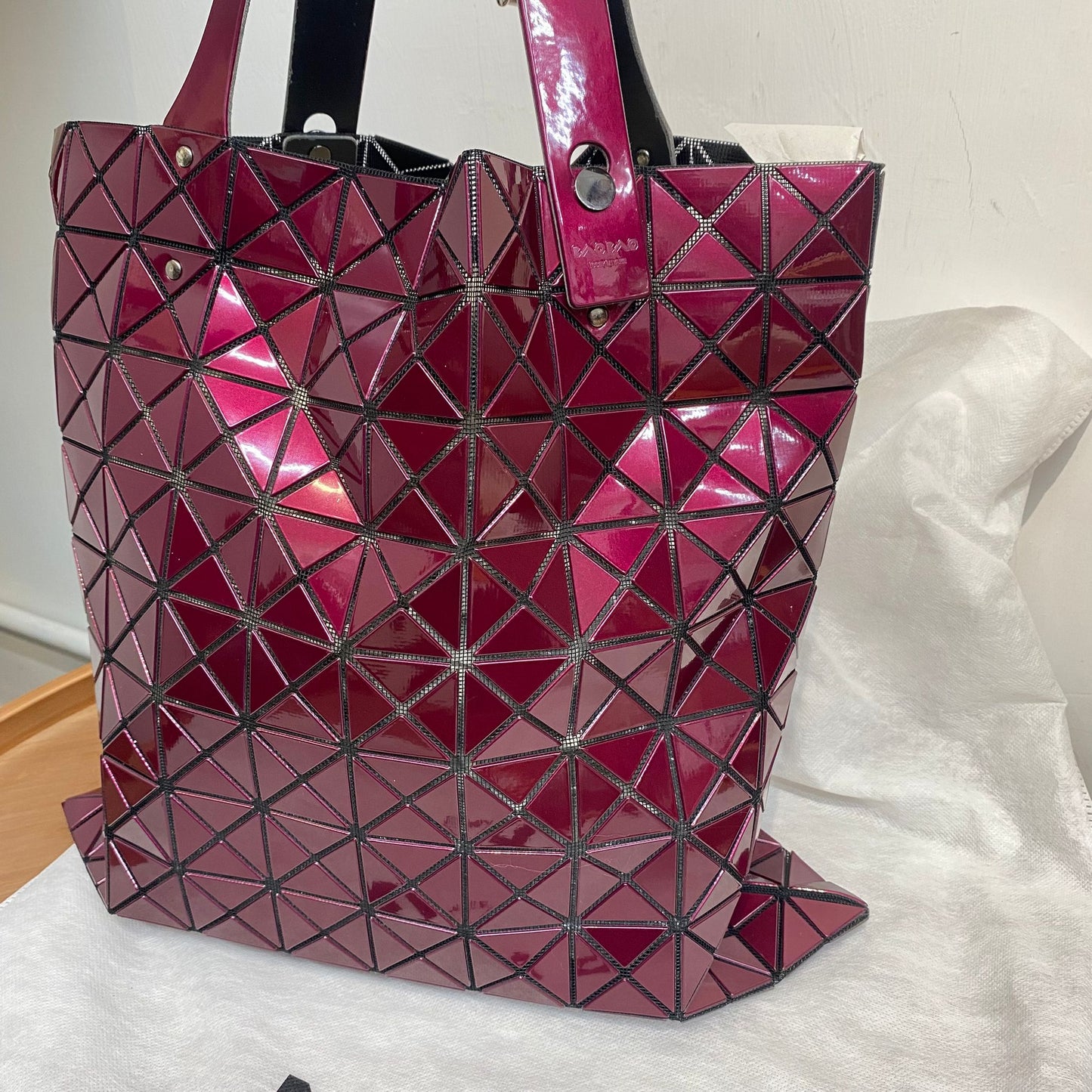 BAOBAO TOTE 酒紅色 有塵袋
