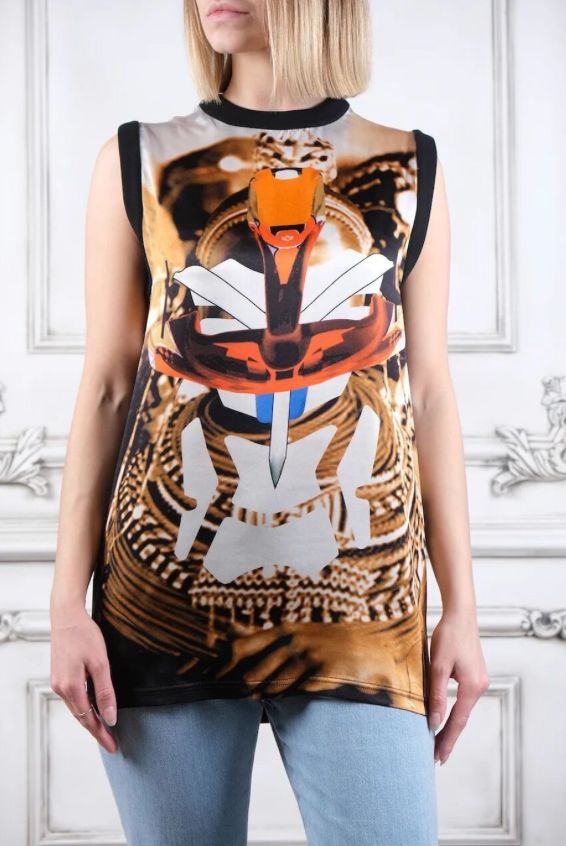 GIVENCHY 無袖絲質背心