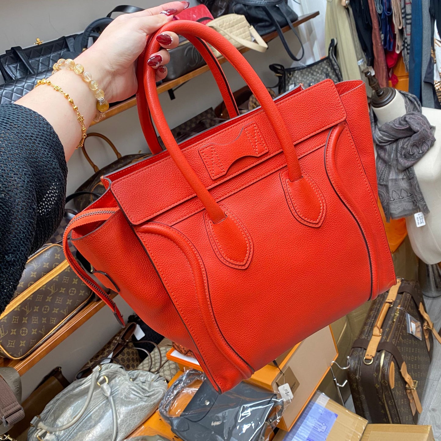 CELINE MINI LUGGAGE TOTE