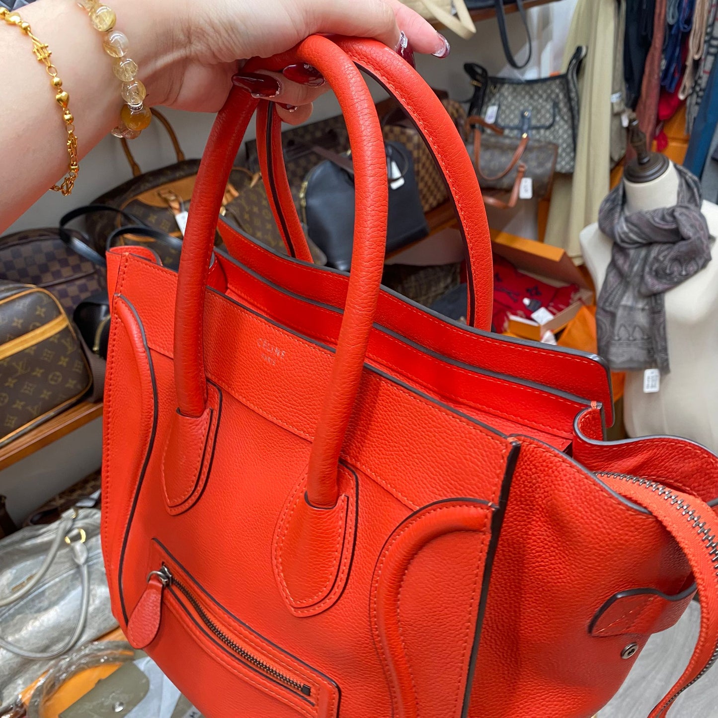 CELINE MINI LUGGAGE TOTE