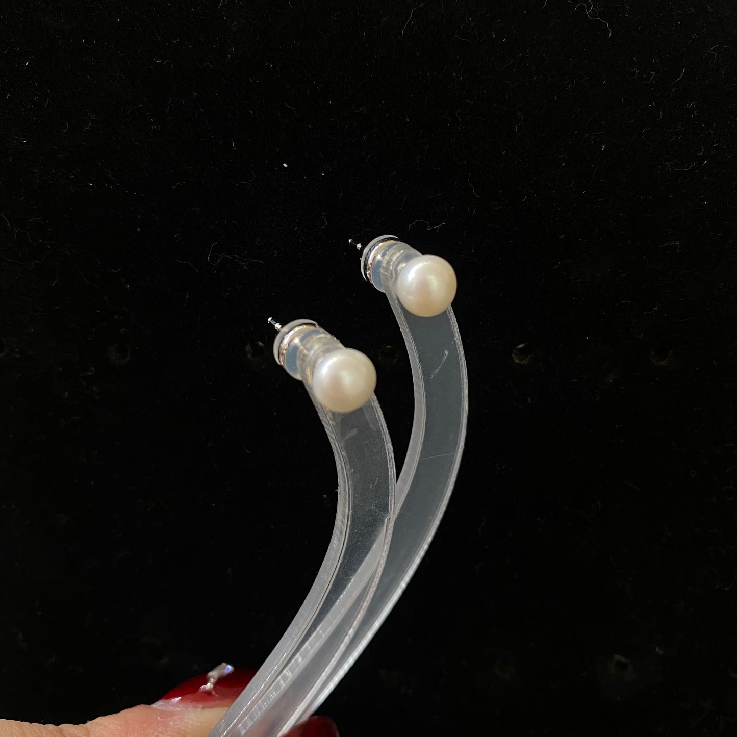 5-6mm淡水耳針耳環