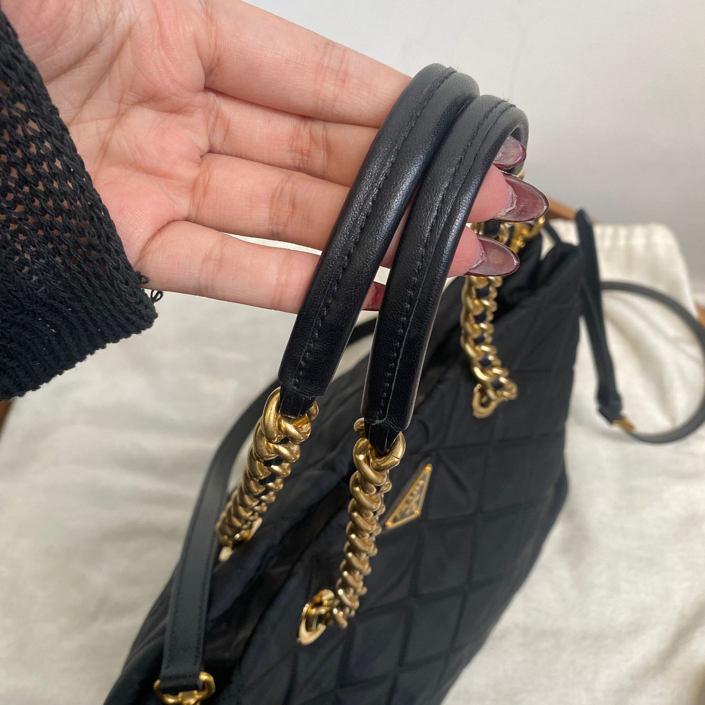 Prada 2way Tote 有塵袋