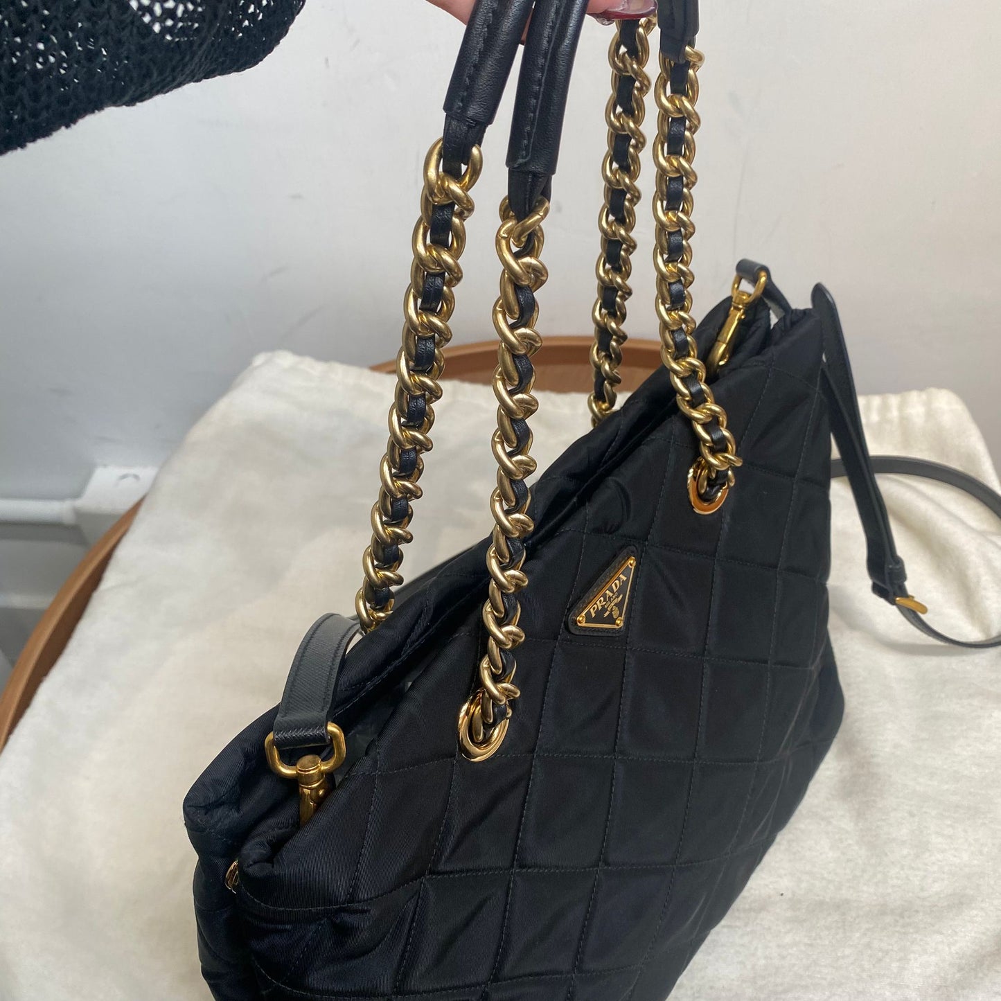 Prada 2way Tote 有塵袋