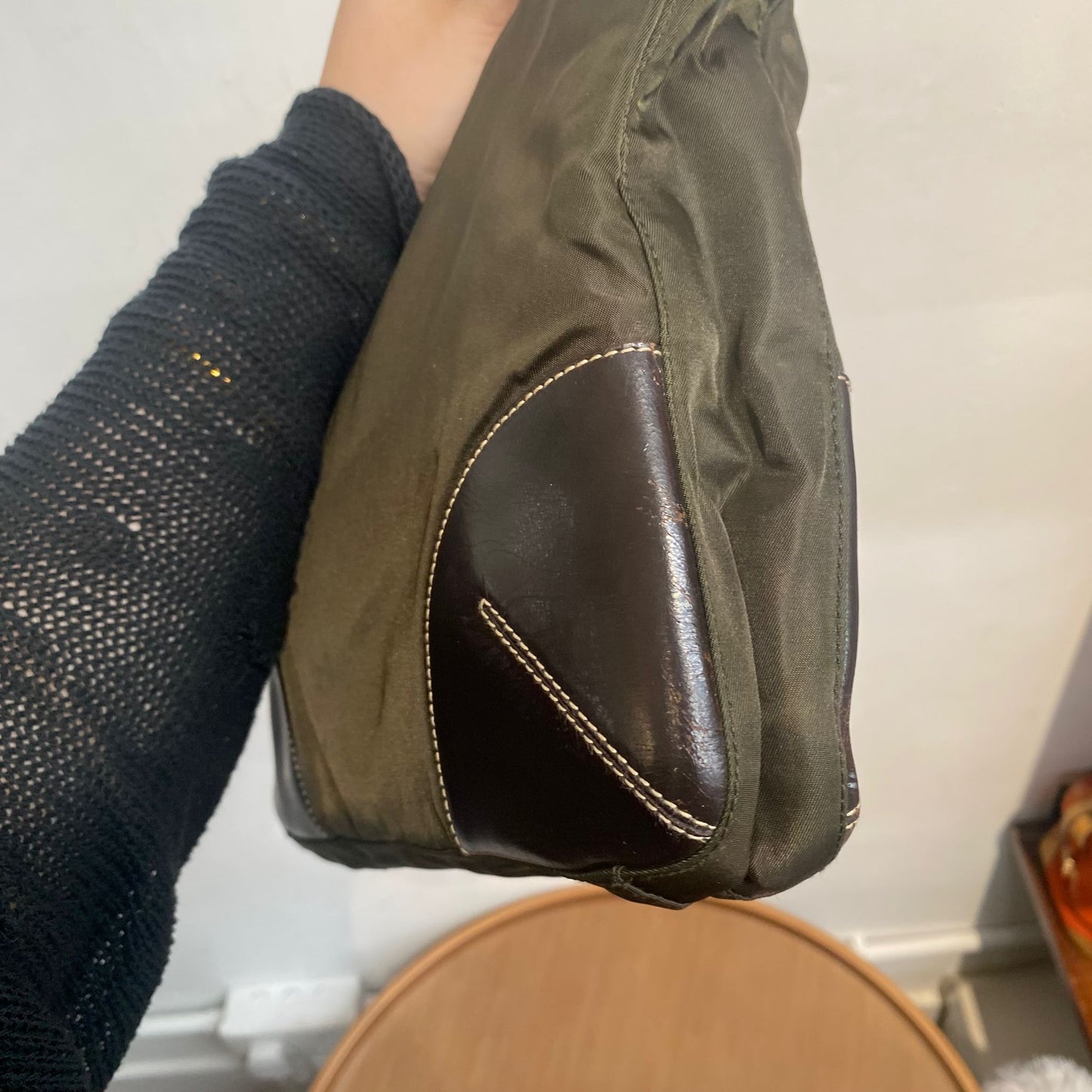 Prada Tote 軍綠色