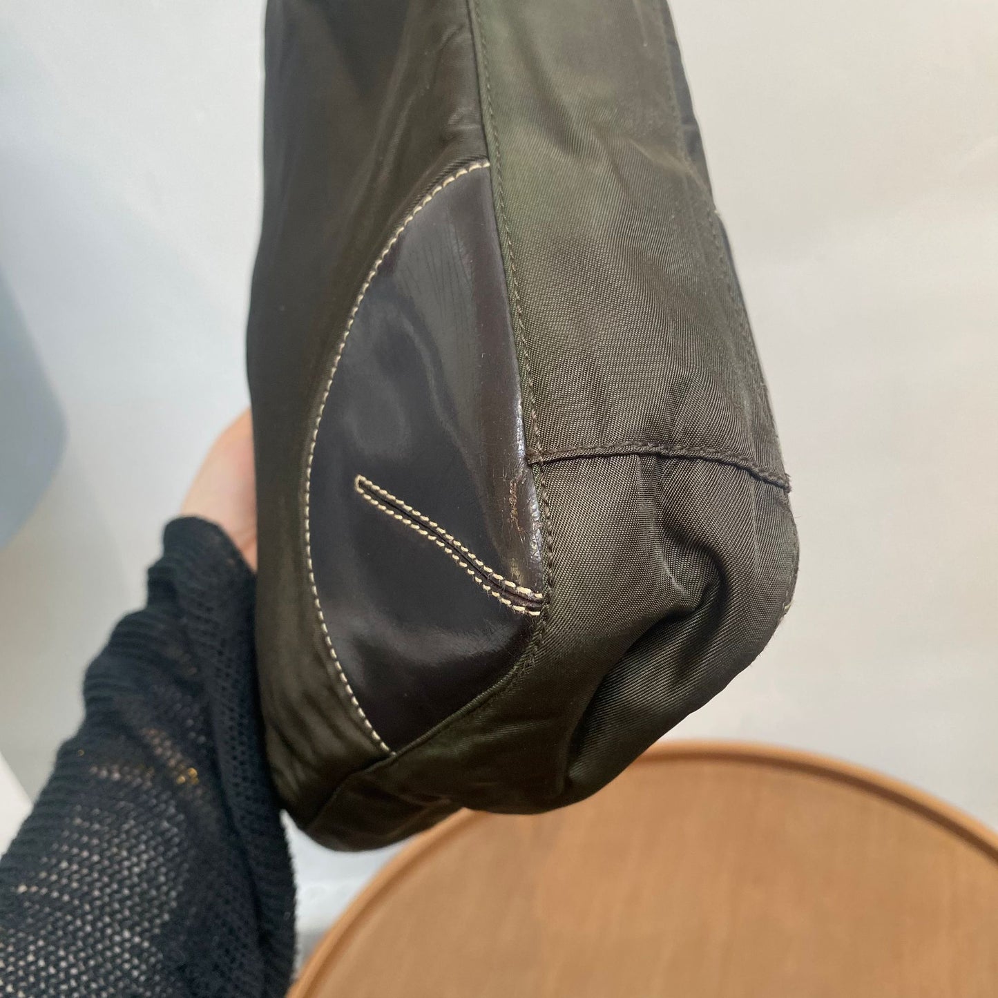 Prada Tote 軍綠色