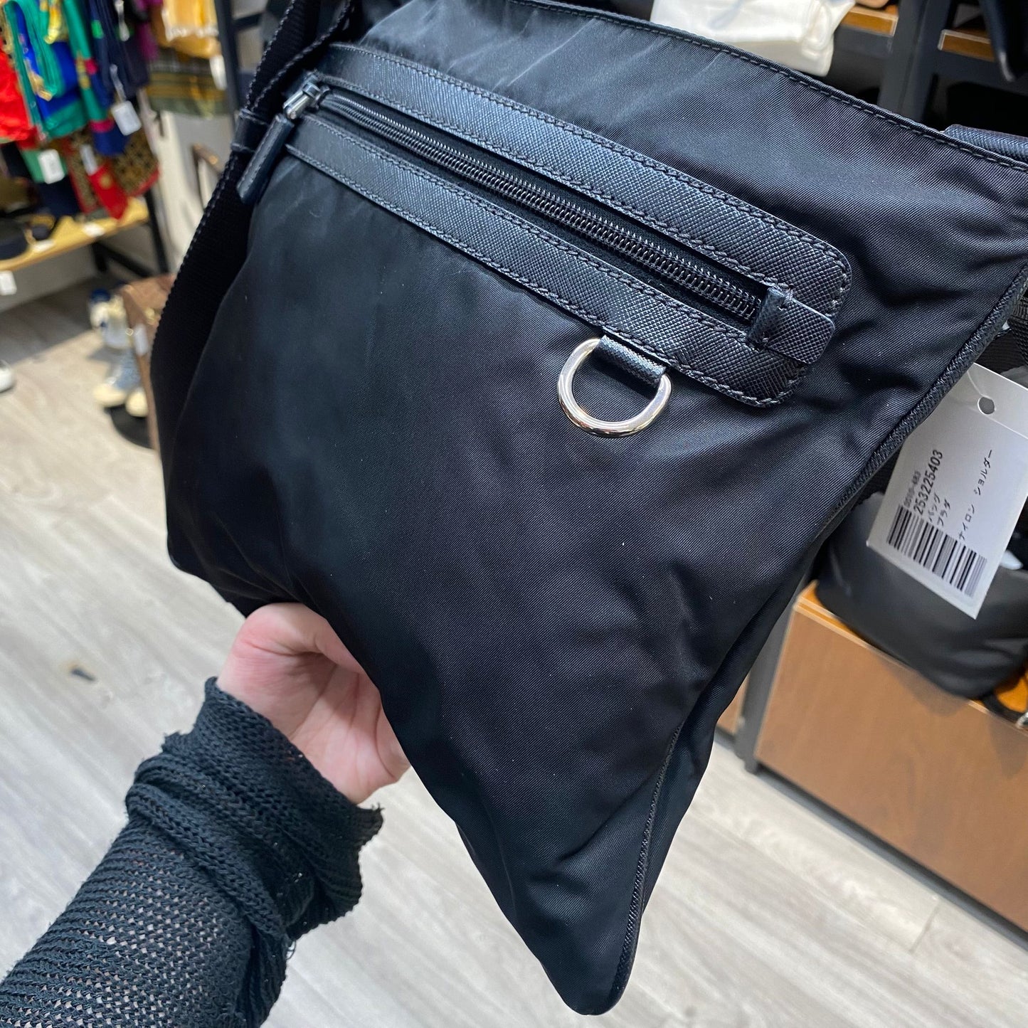 PRADA 黑色斜孭袋