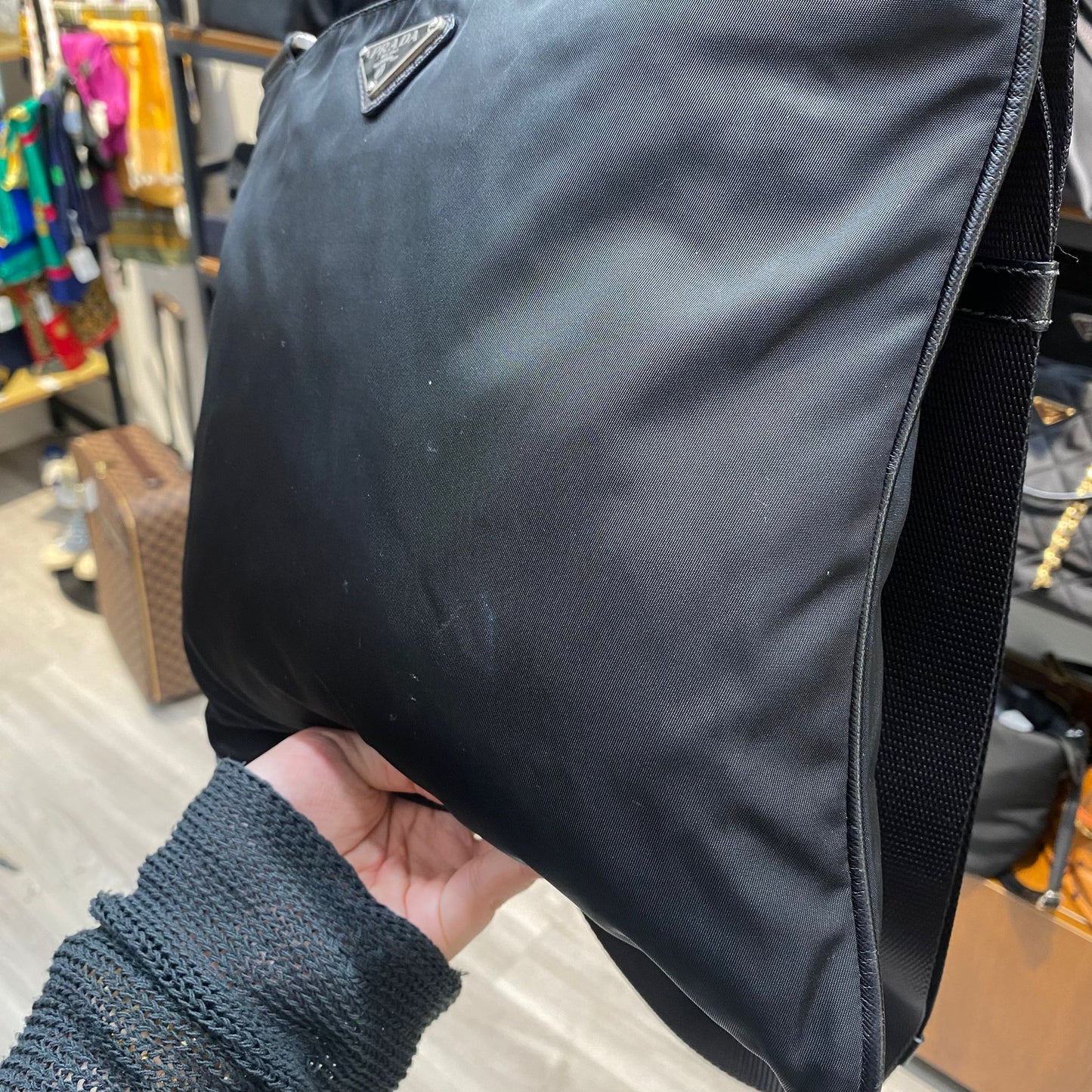 PRADA 黑色斜孭袋