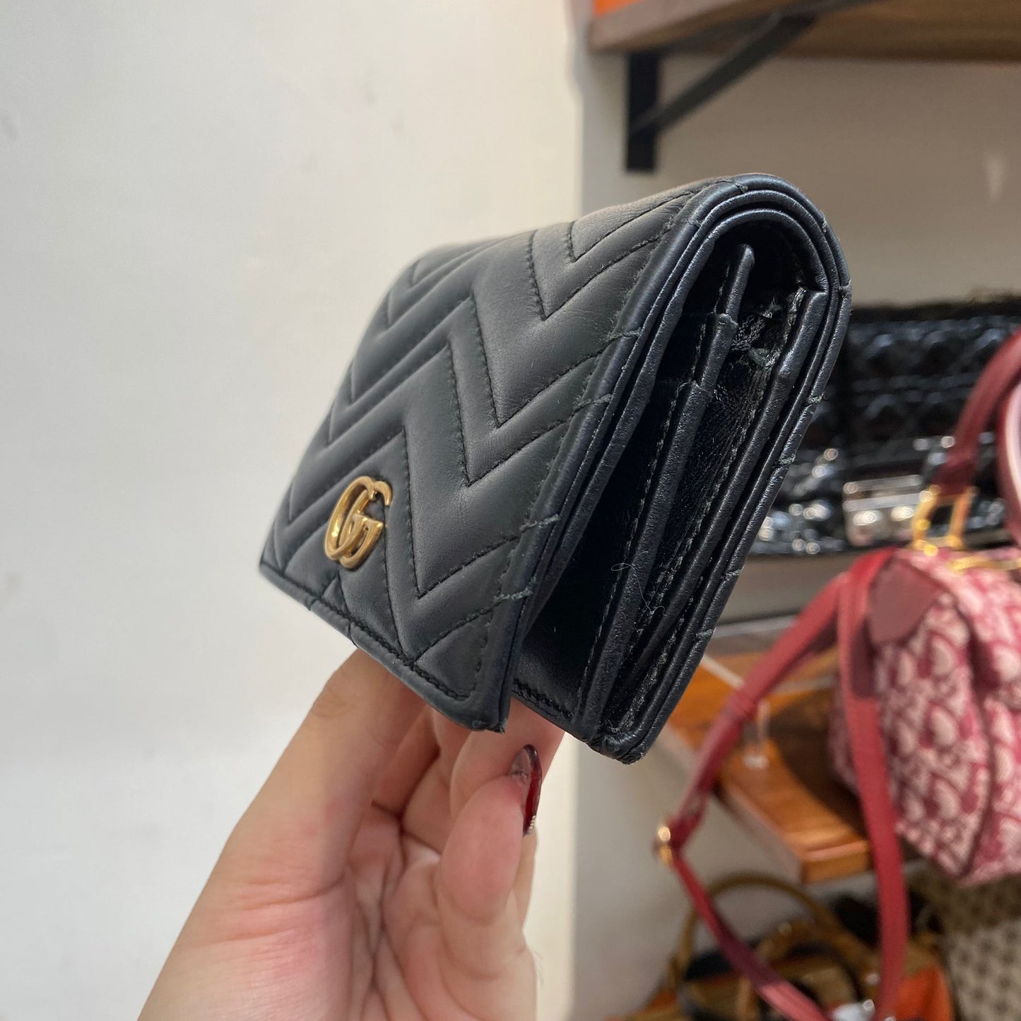 GUCCI GG Marmont Card Case Wallet