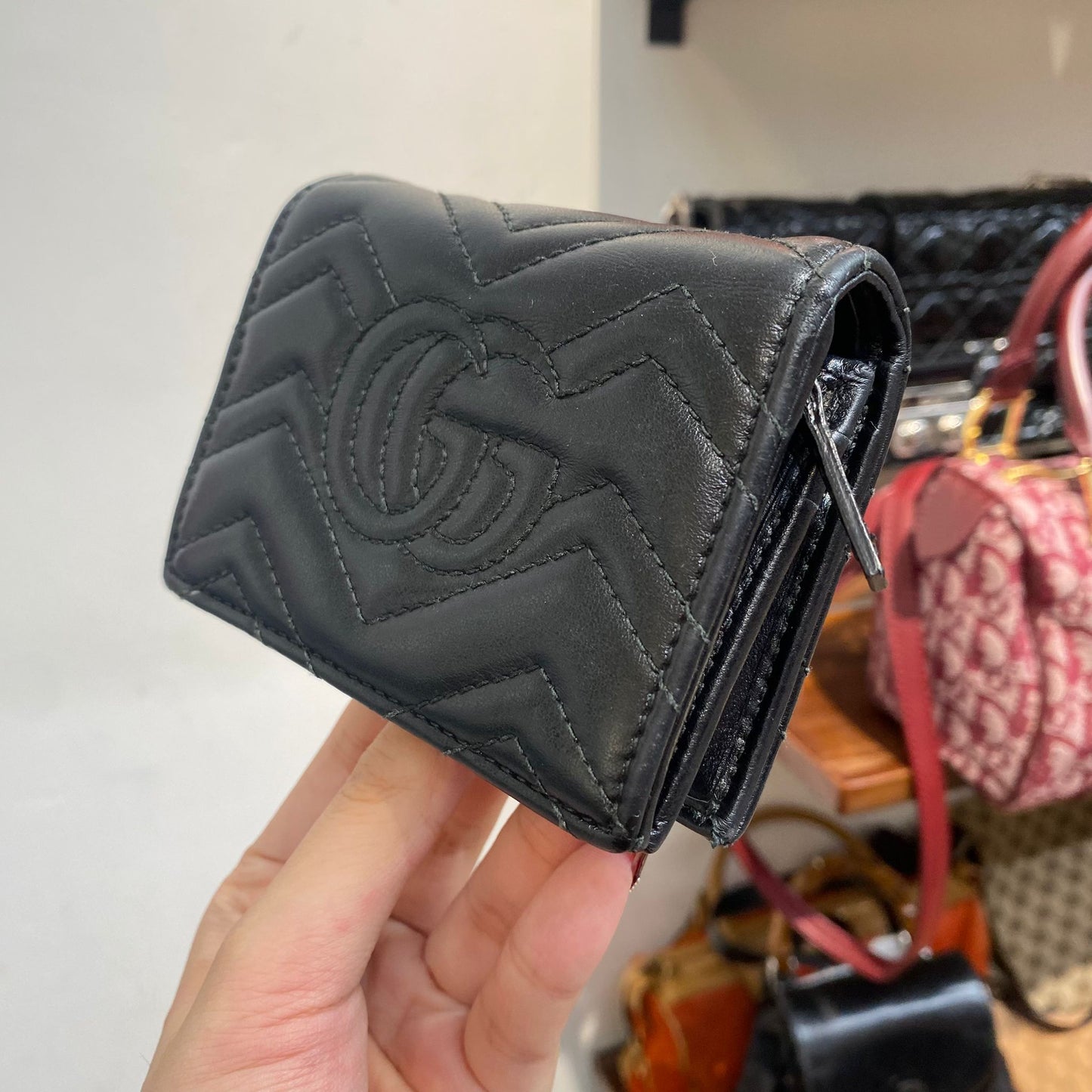 GUCCI GG Marmont Card Case Wallet