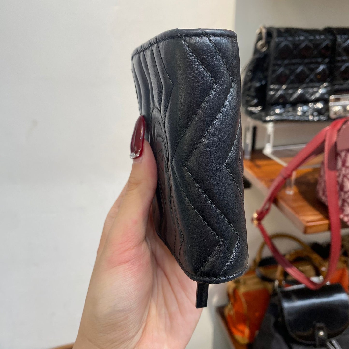 GUCCI GG Marmont Card Case Wallet