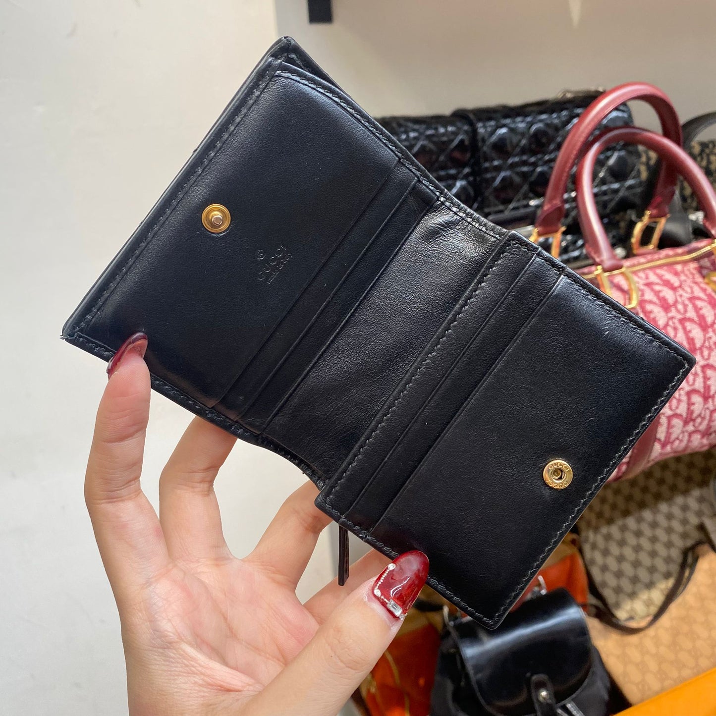 GUCCI GG Marmont Card Case Wallet