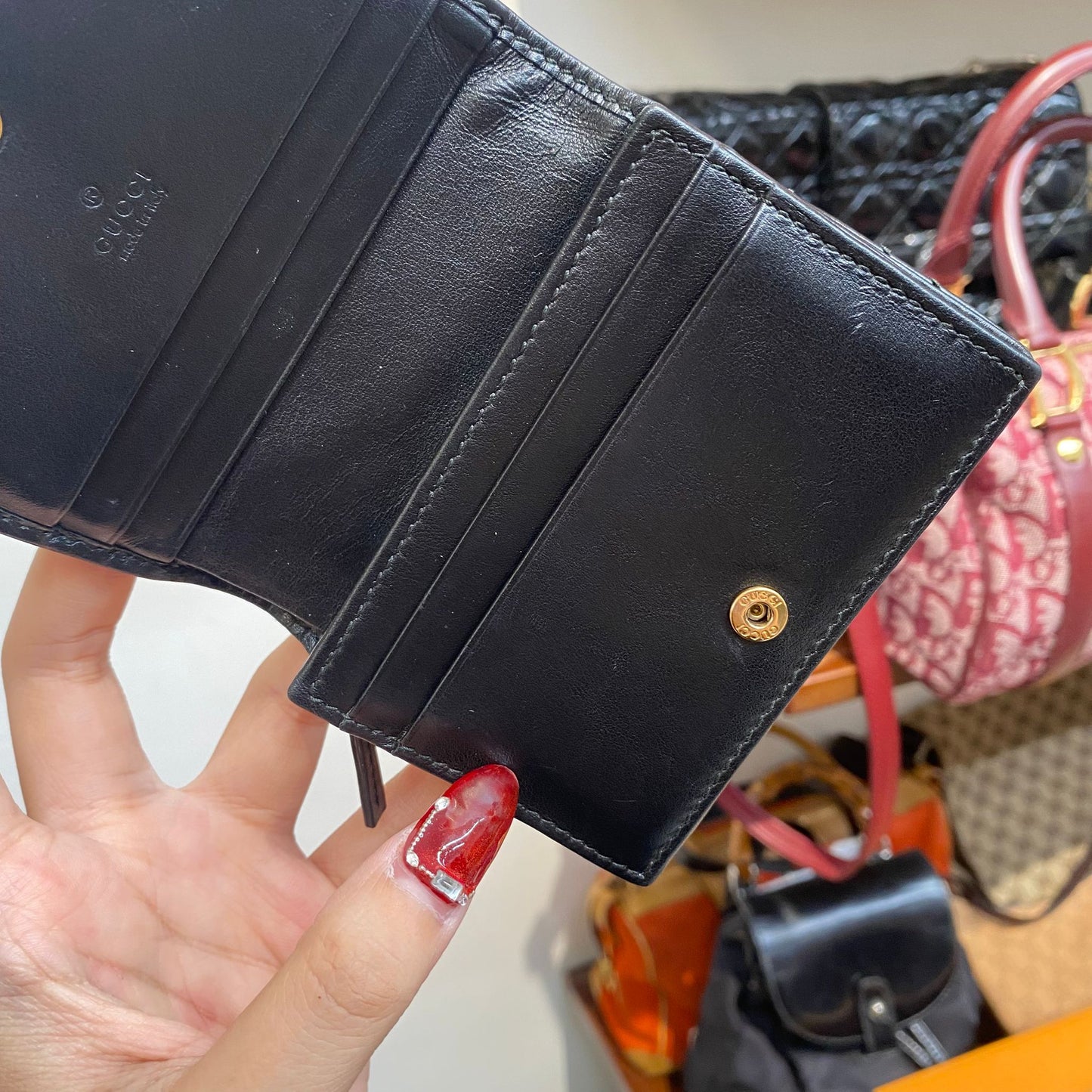 GUCCI GG Marmont Card Case Wallet