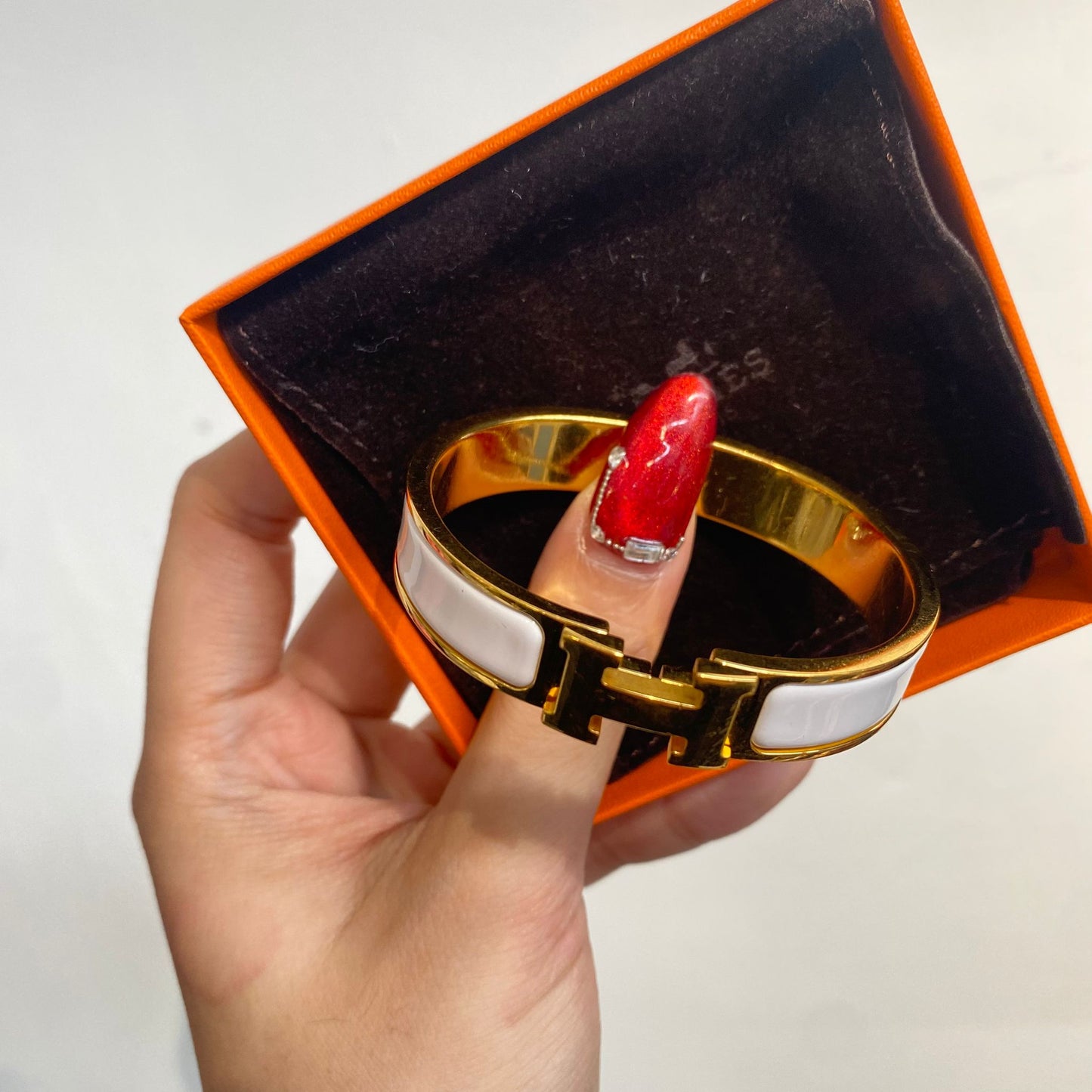 HERMES 手鈪 有盒有塵袋